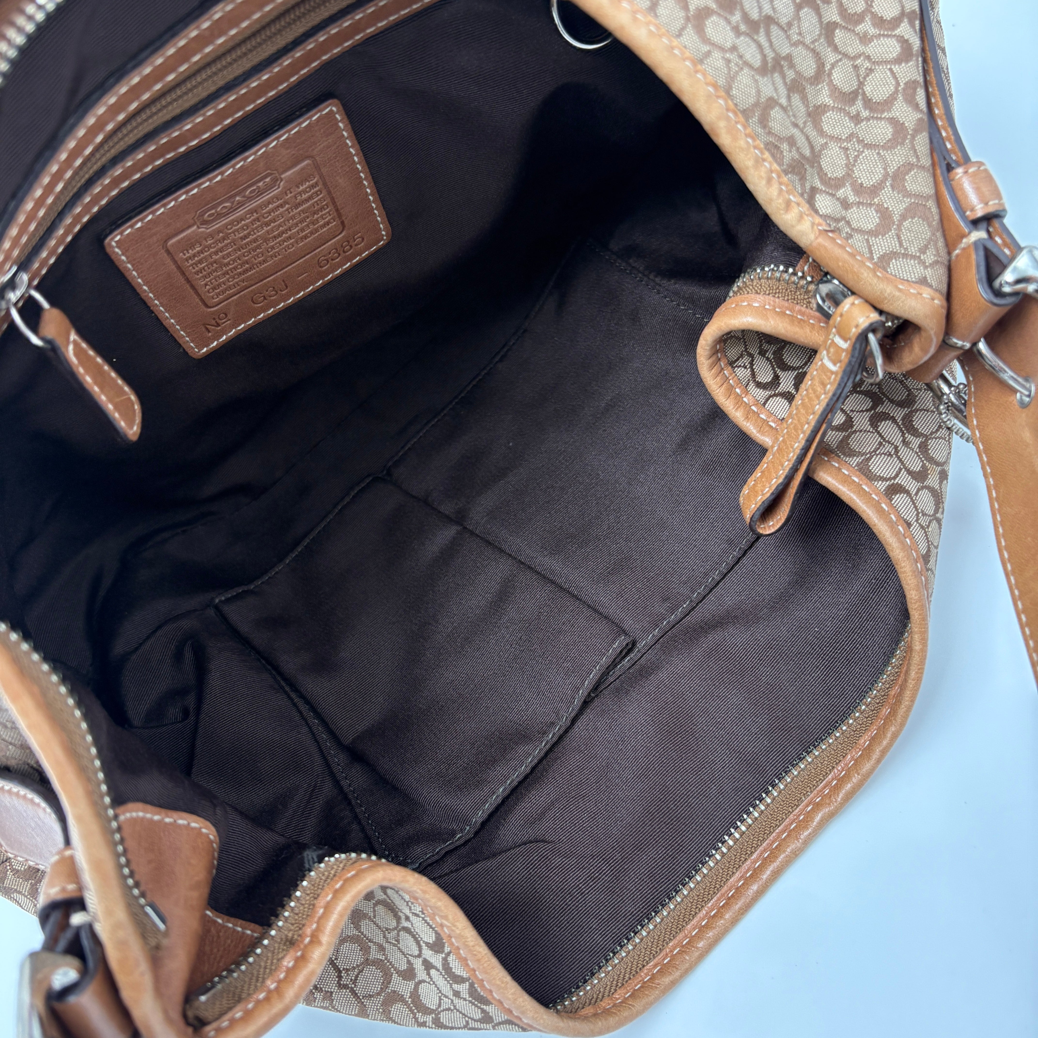 Coach Signature brown bag
