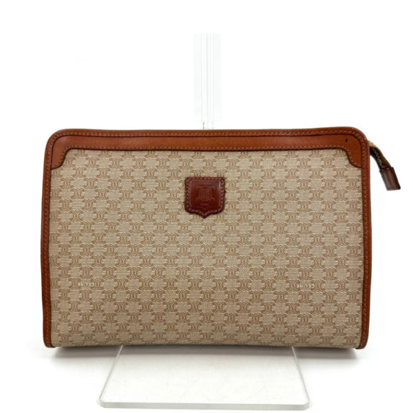 Celine C Clutch Bag - Brown, Leather
