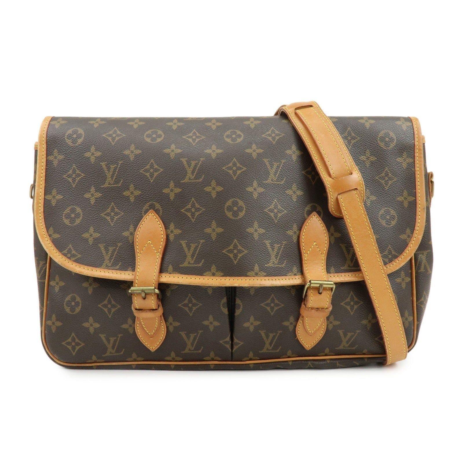 Louis Vuitton Monogram Canvas Gibeciere GM Shoulder Bag