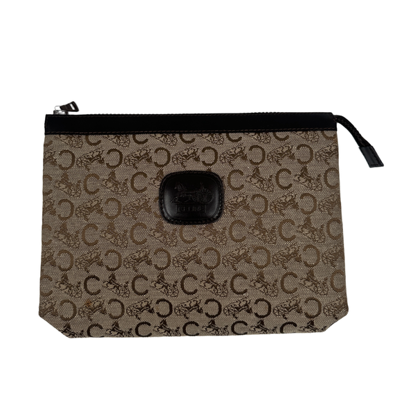 C Horse Carriage Clutch  Bag