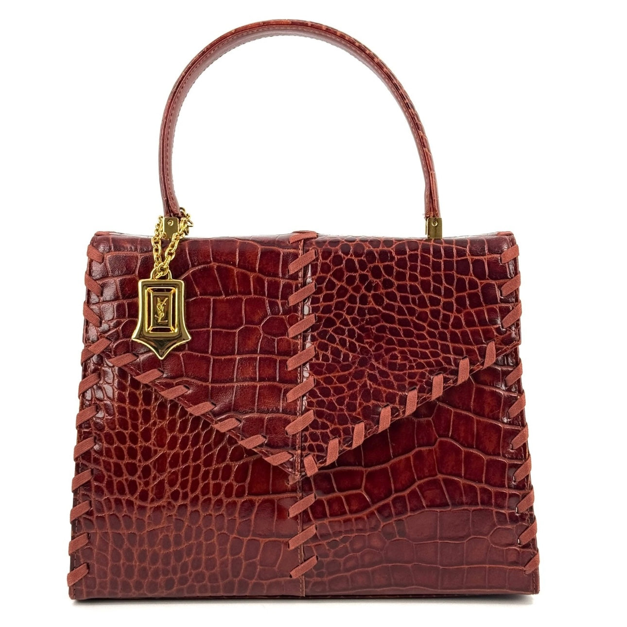 Yves Saint Laurent Leather Brown Vintage Bag YSL