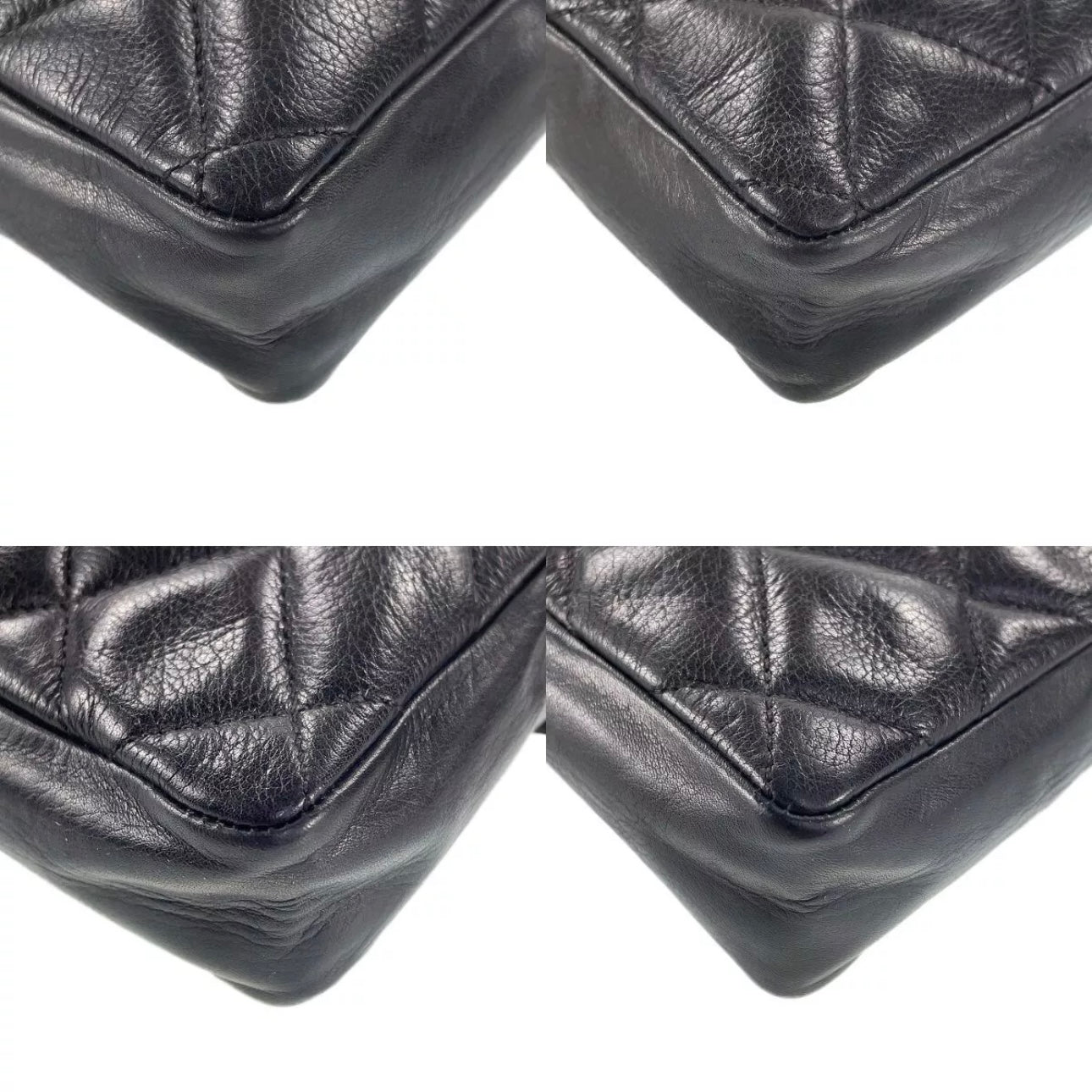 Chanel Matelasse Lambskin Leather Black Waist bag