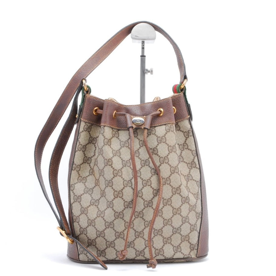 Gucci Sherry Shoulder Bag - Brown, PVC