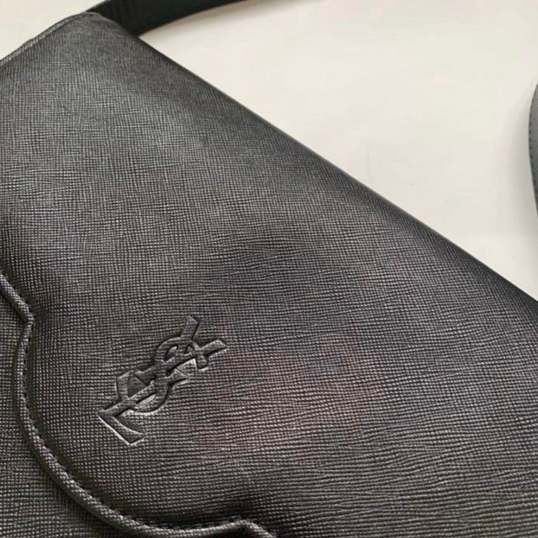 Saint Laurent YSL Shoulder Bag - Black, Leather