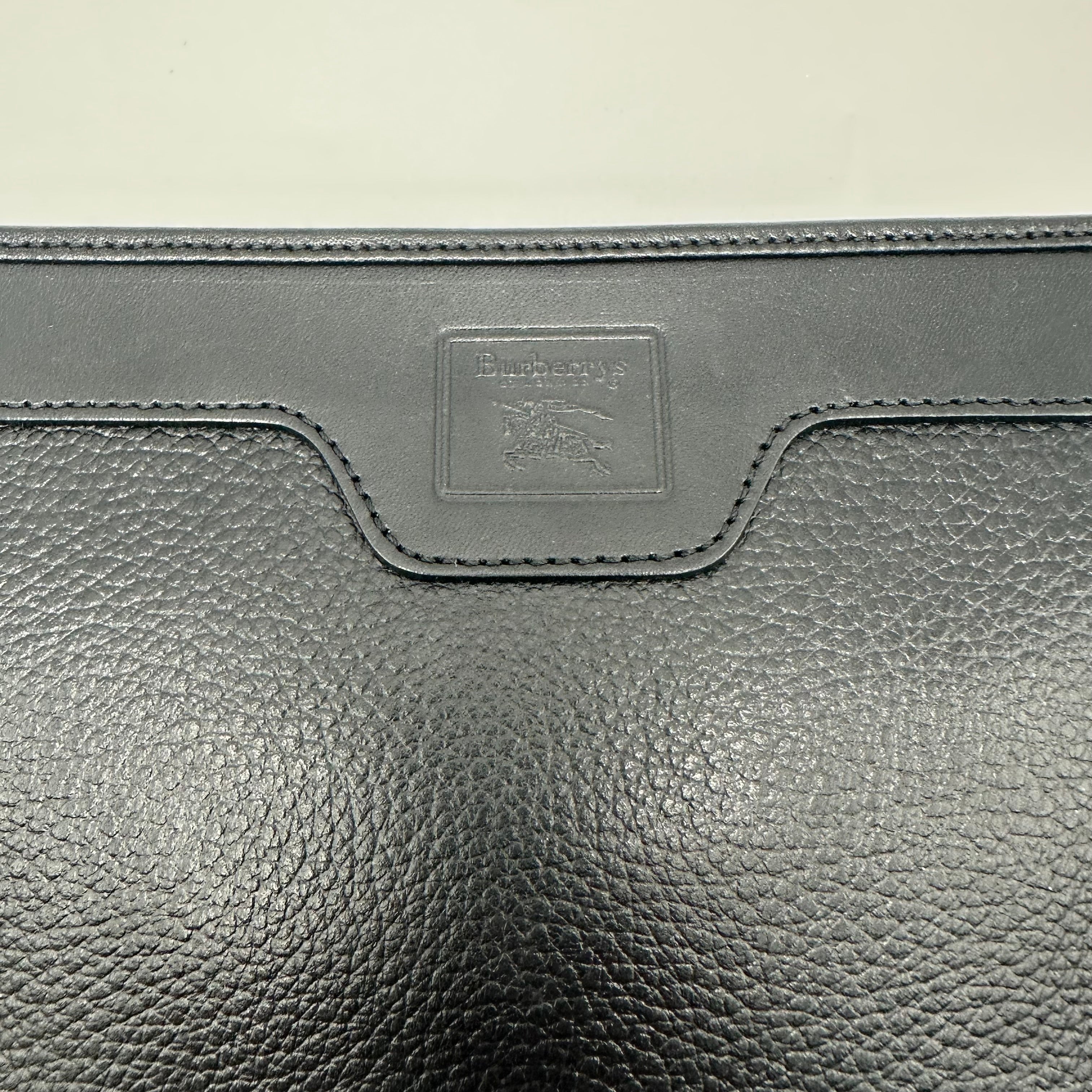 Burberry Vintage Leather Clutch