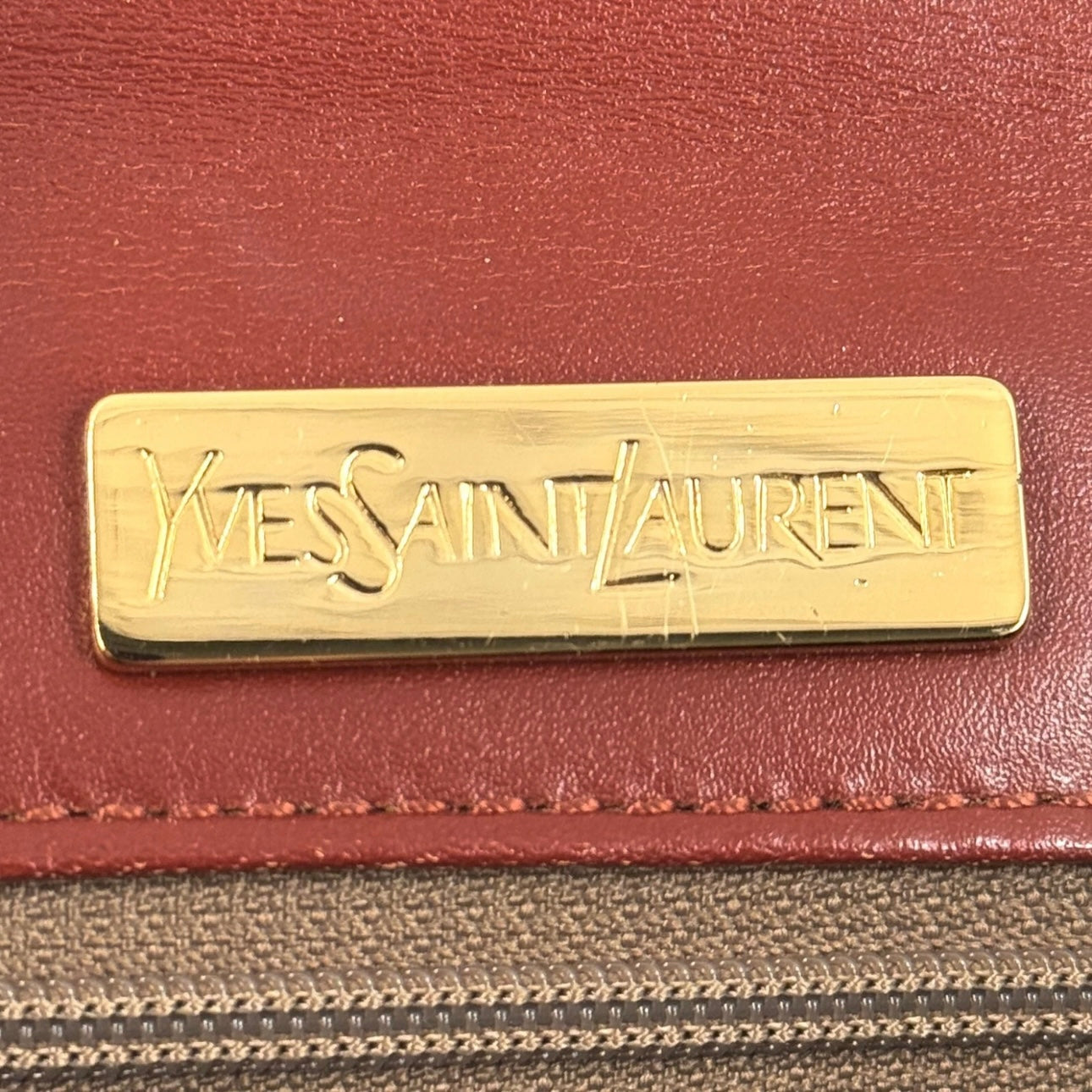 Yves Saint Laurent Leather Brown Vintage Bag YSL