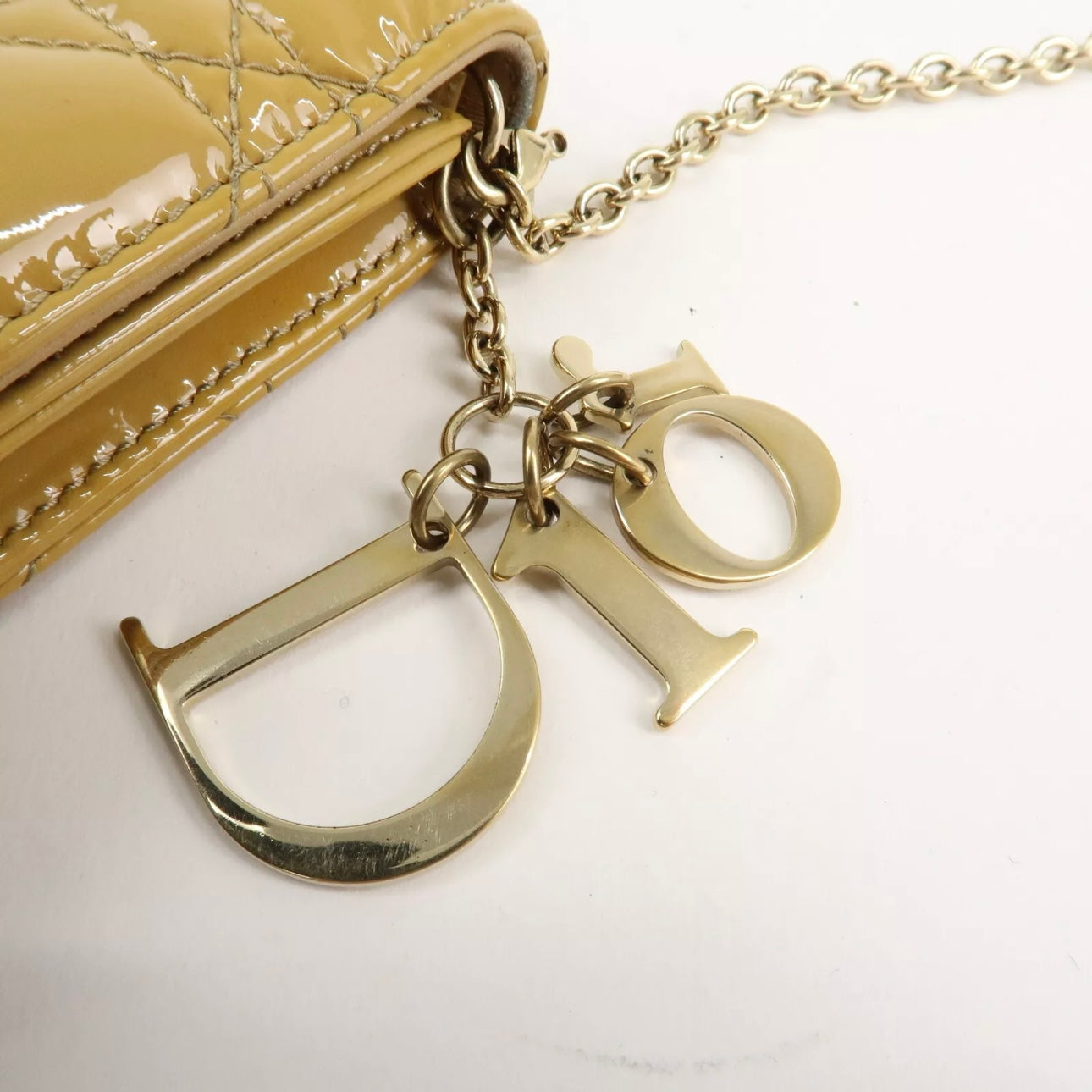 Christian Dior Leather Chain Shoulder Bag
