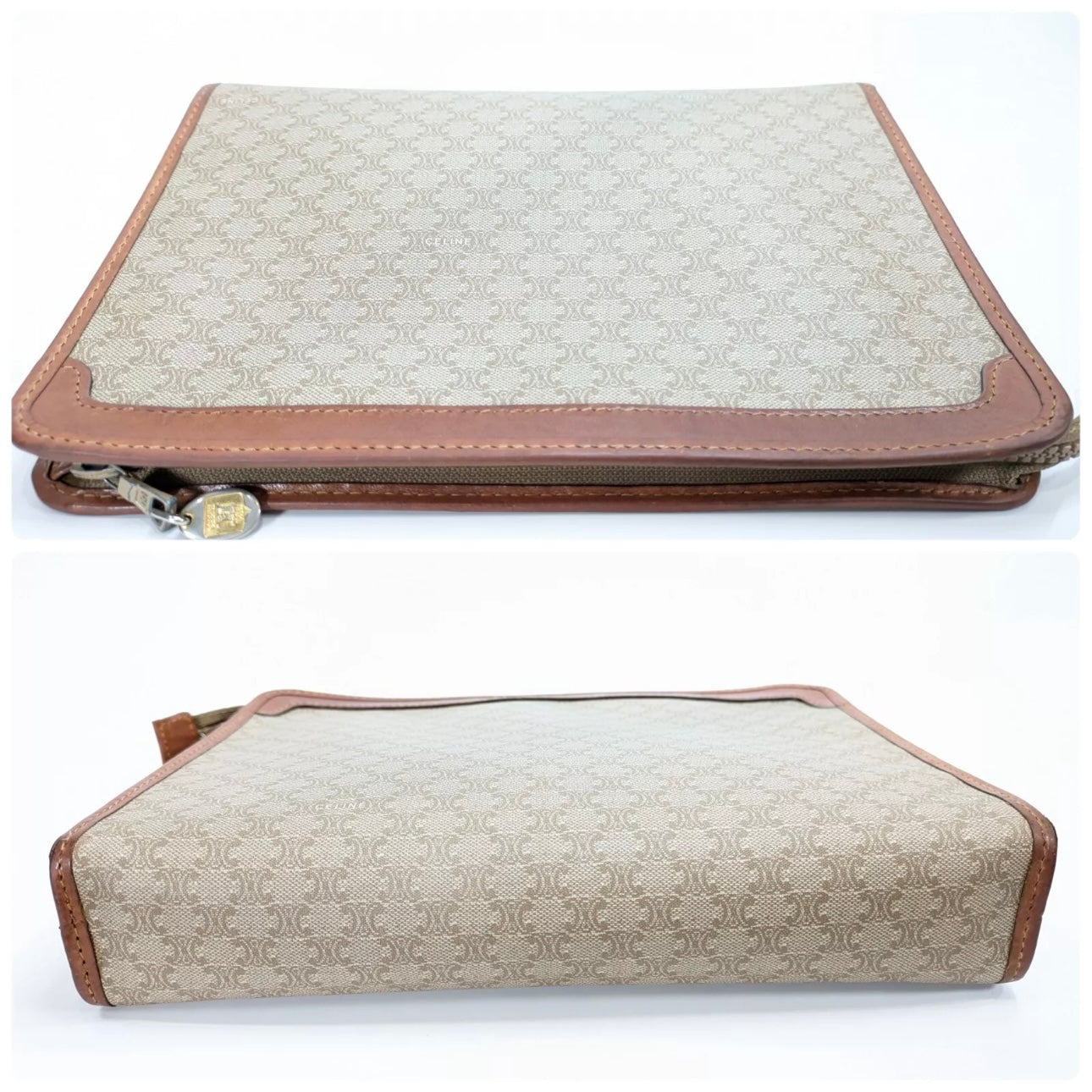 CELINE Vintage Clutch Macadam