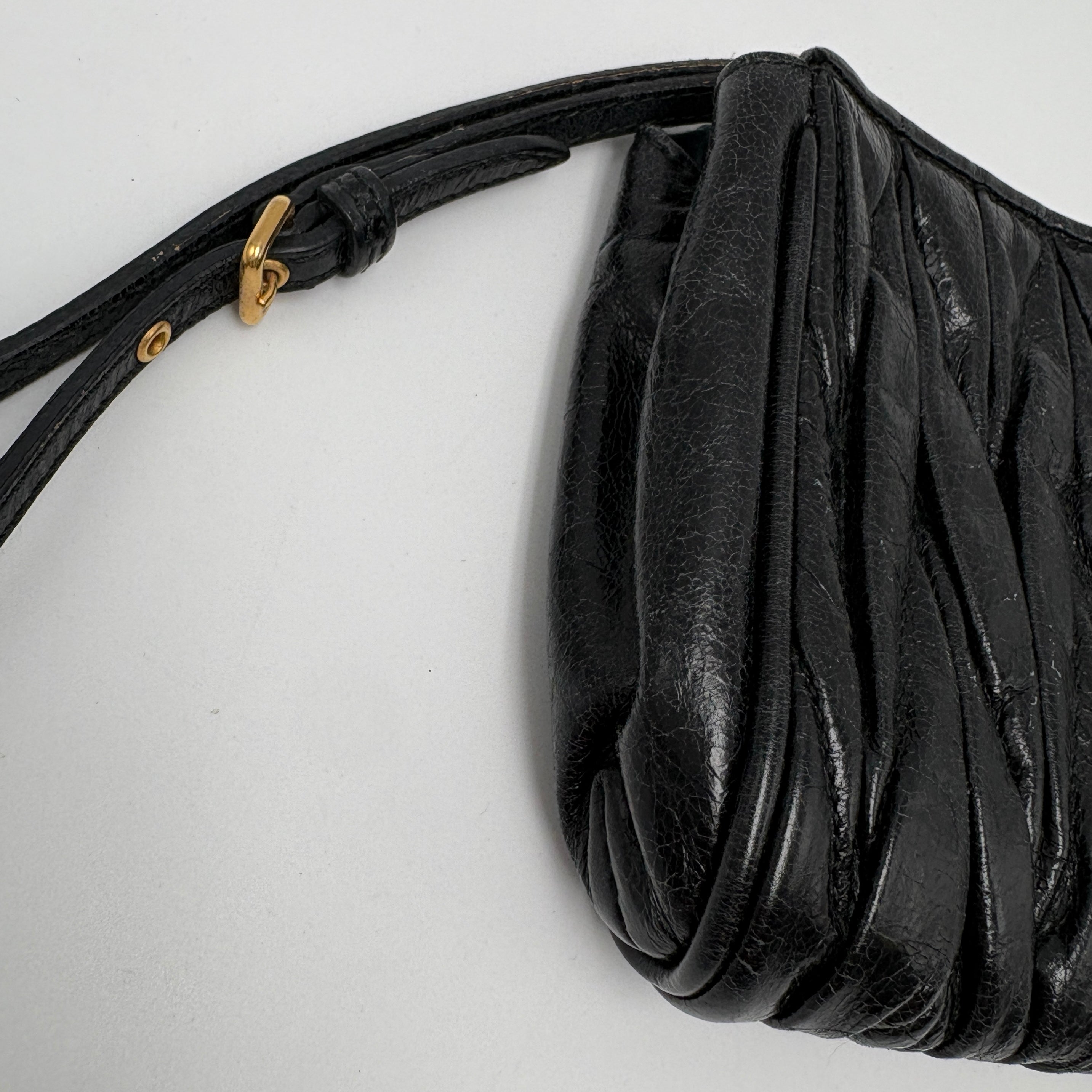 MIU MIU black clutch