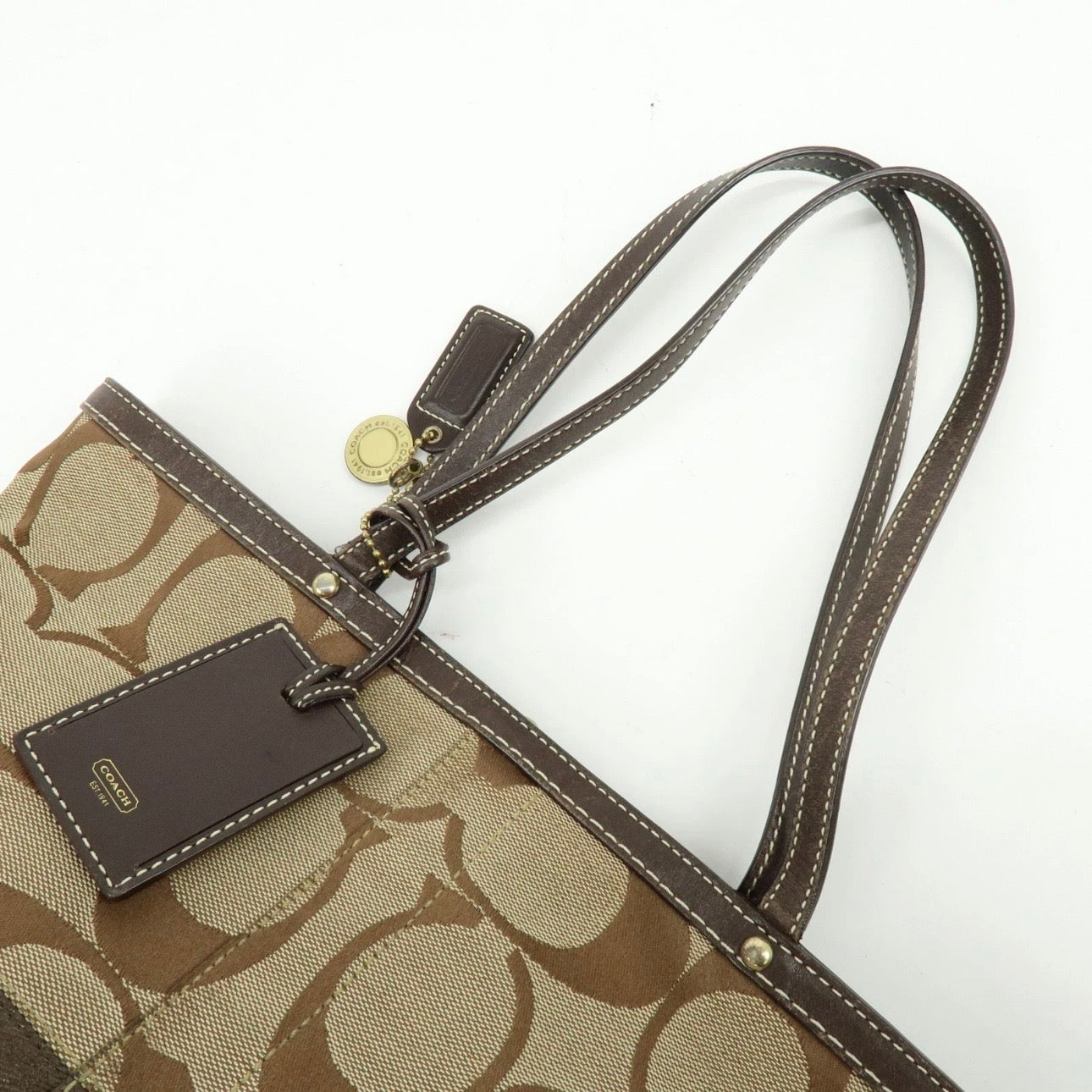 Coach Signature Brown Tote Bag