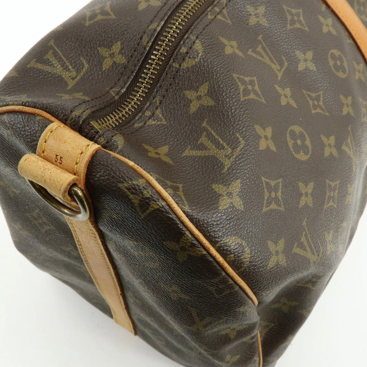 Louis Vuitton Monogram Keep All Bandouliere 55 Boston Bag