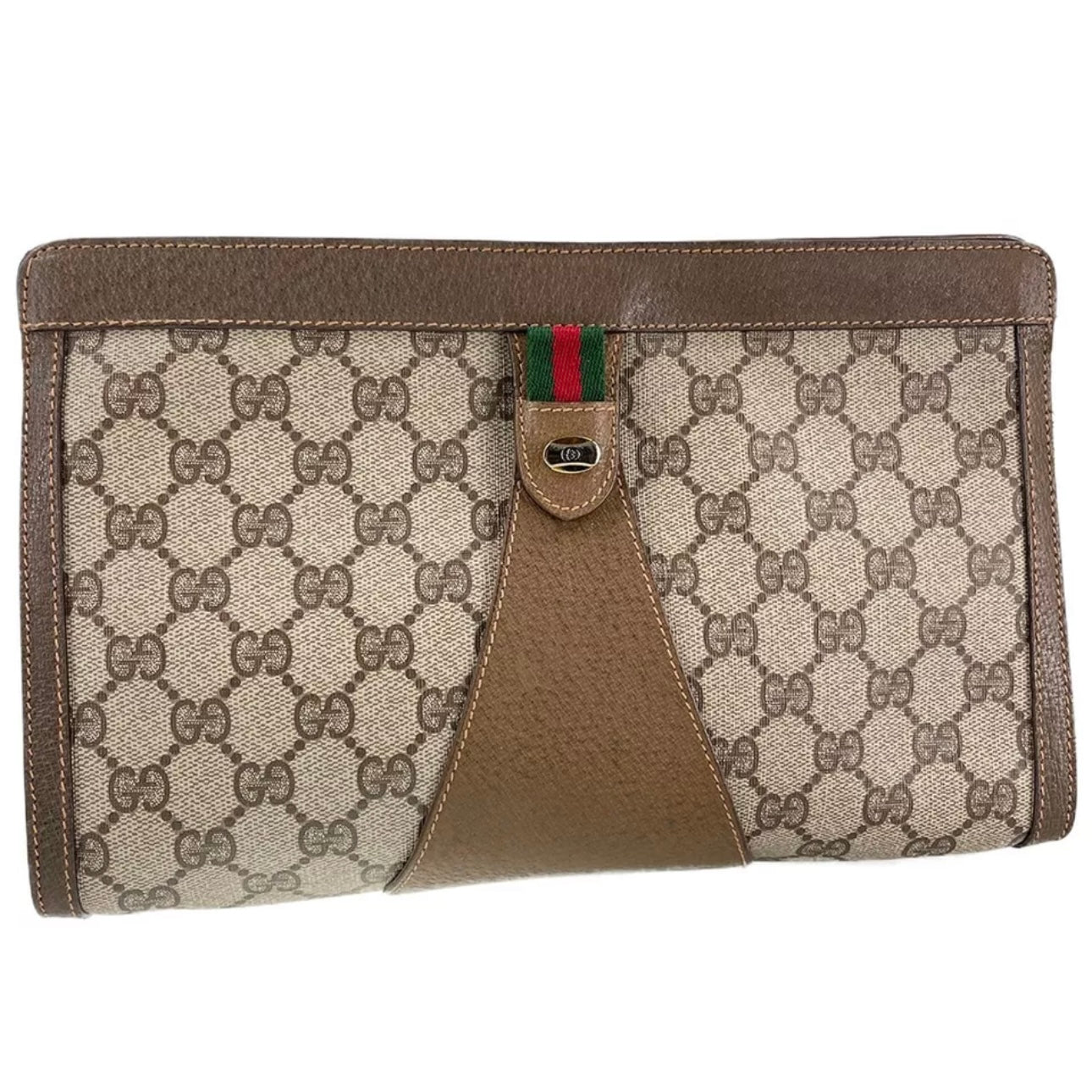 Sherry Line PVC Leather Clutch