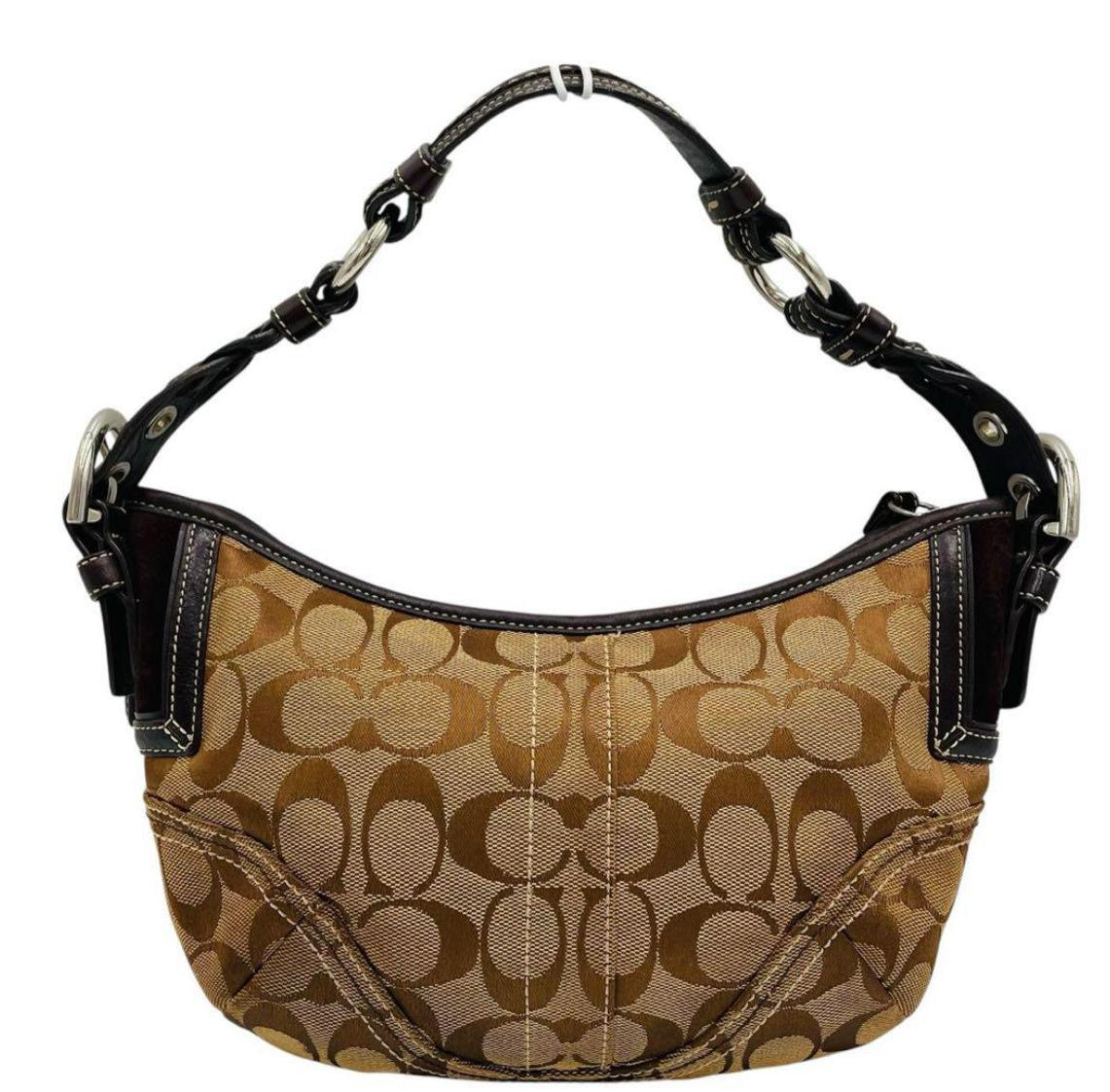 Coach Signature Brown Bag- Rare!