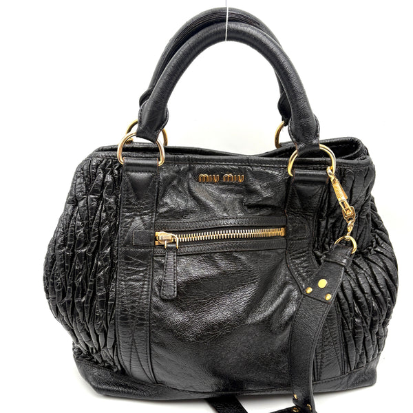 Miu Miu Leather Hand & Crossbody bag