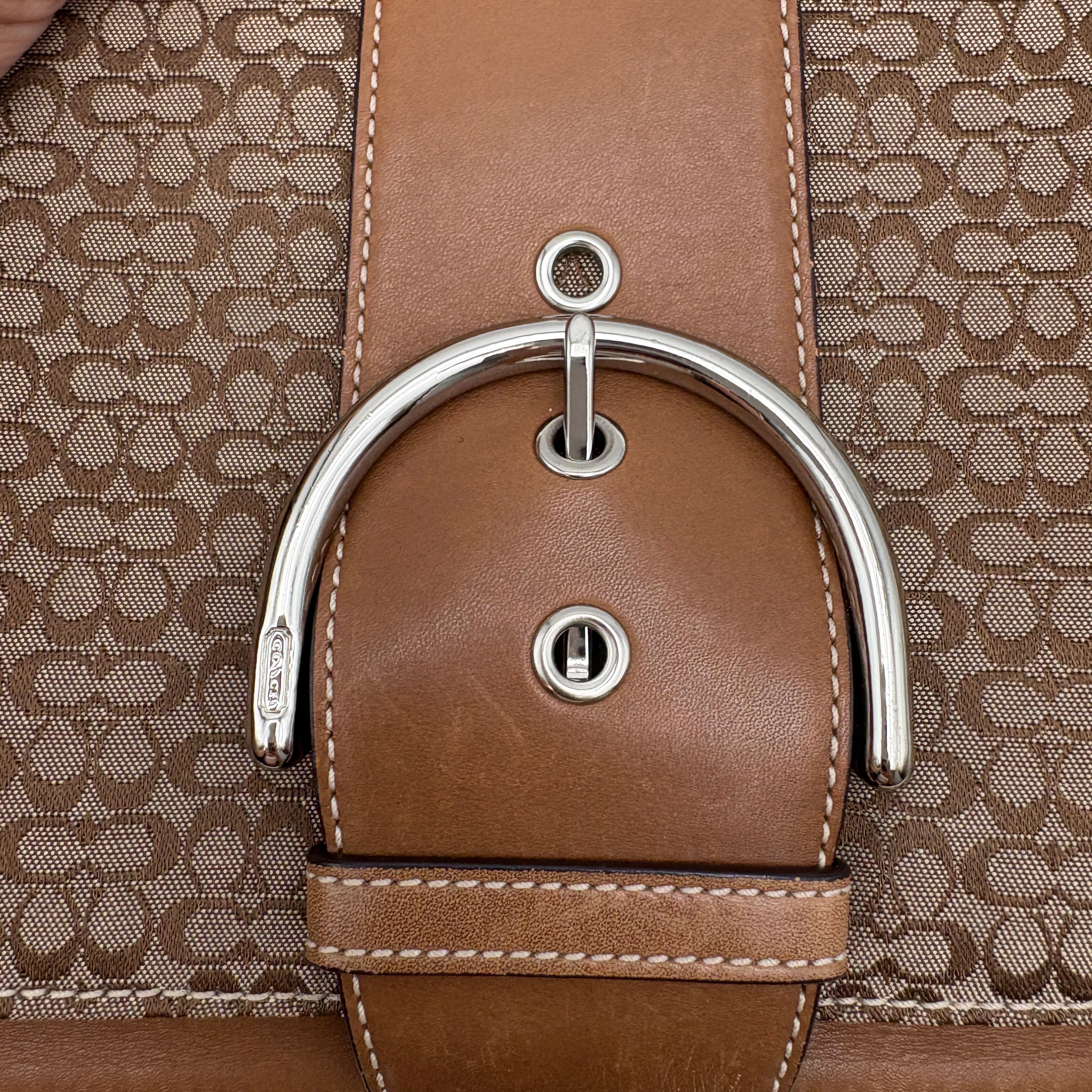 Coach Signature Brown bag