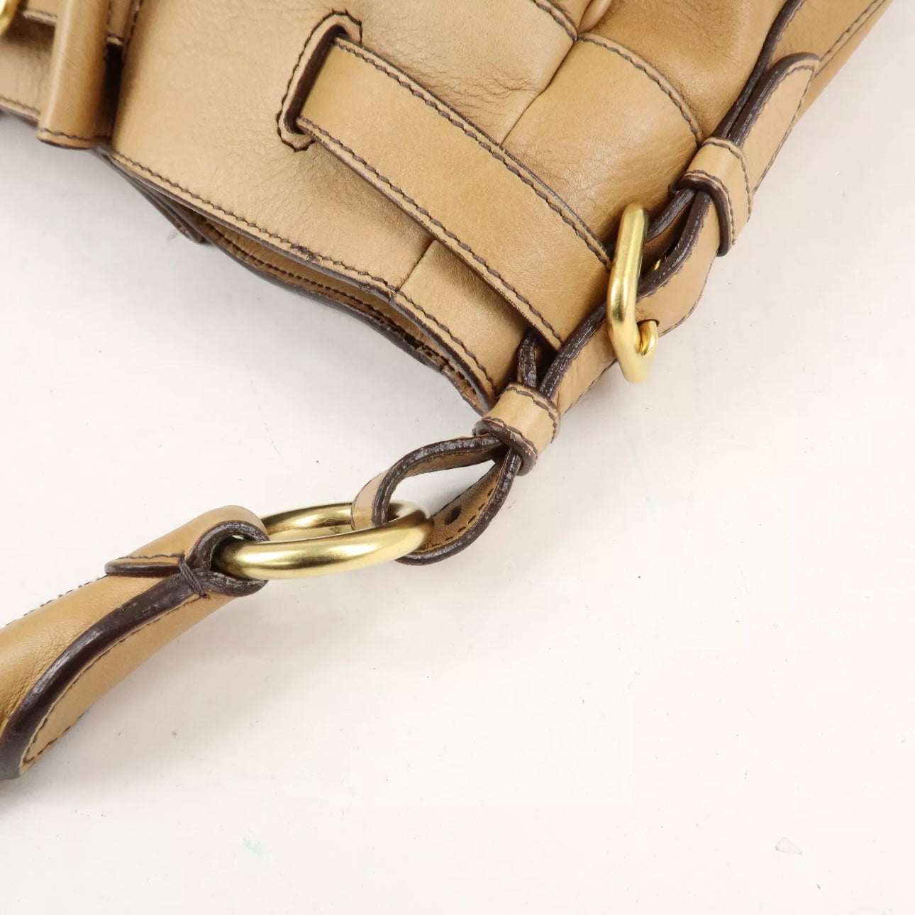 Prada Leather One Shoulder Bag - Brown, Leather