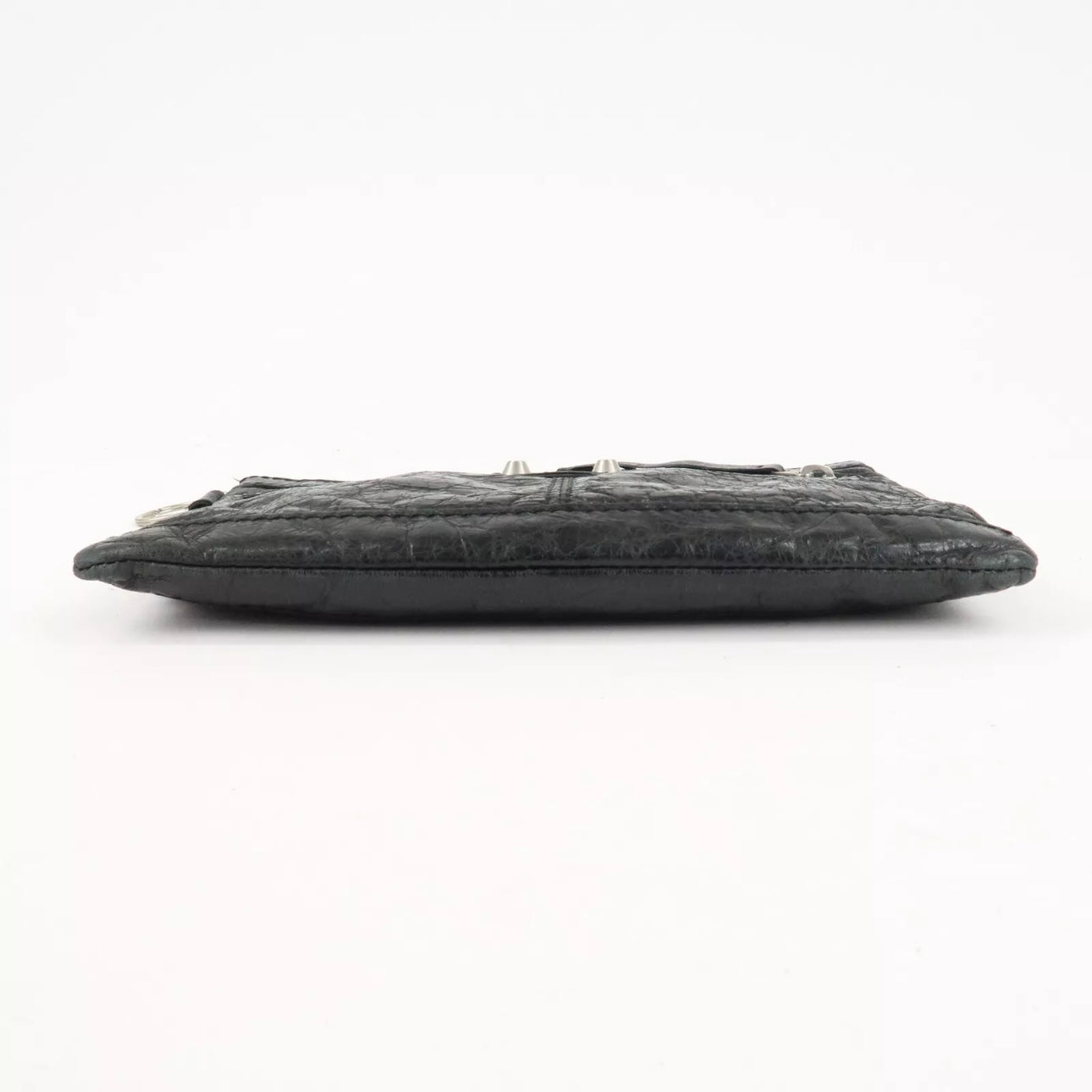 Baleciaga Leather Classic Clip M Clutch Bag