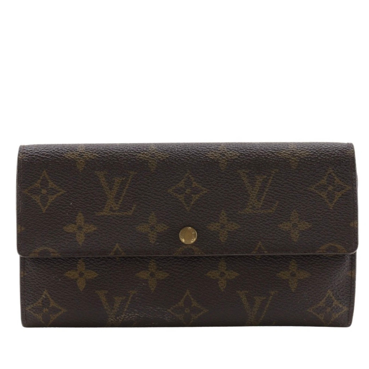 LOUIS VUITTON Porto Monnet Credit wallet- Brown Monogram