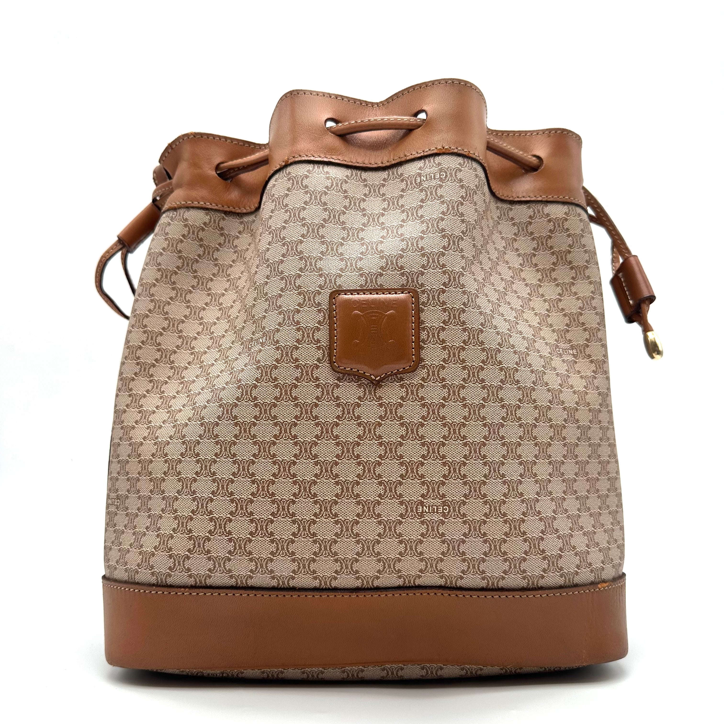 Celine Macadam Shoulder Bucket bag