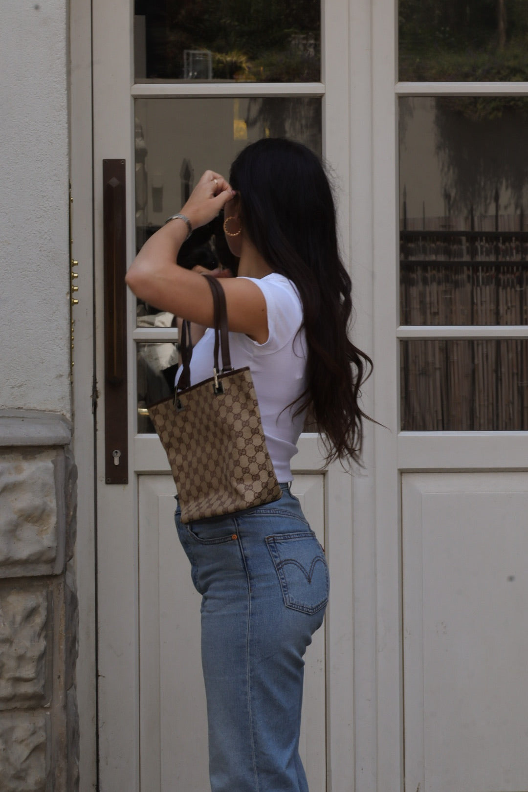 Gucci Tote Bag - Beige, GG Canvas and Leather