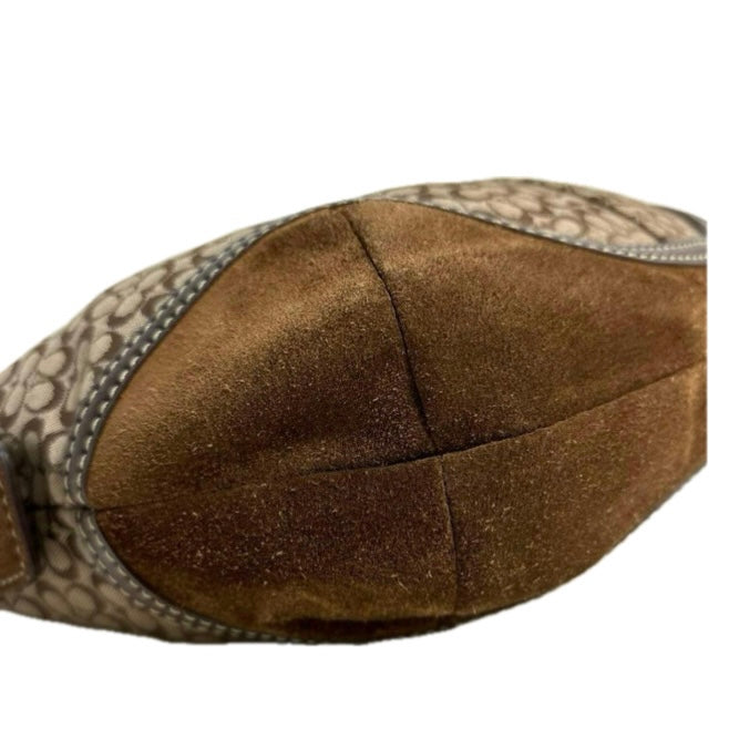 Coach Signature Suede Bag