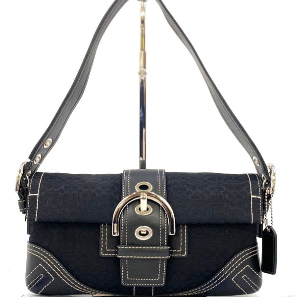 Coach Signature black shoulder bag