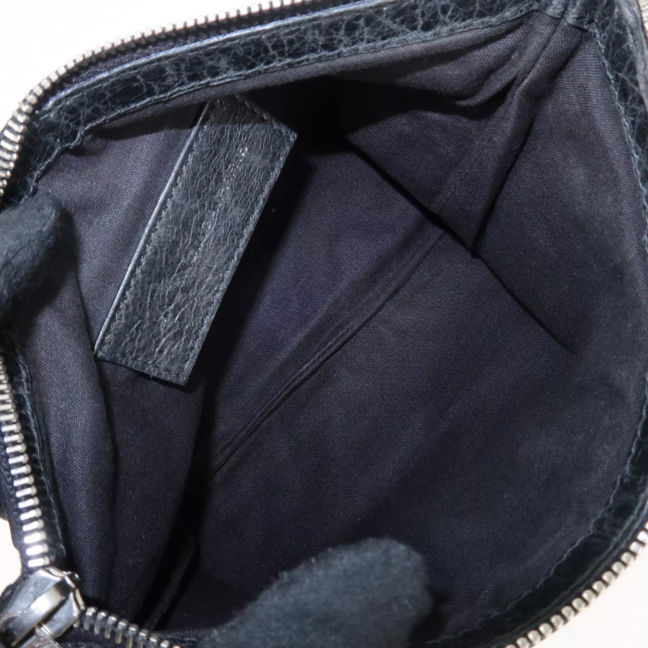Baleciaga Leather Classic Clip M Clutch Bag