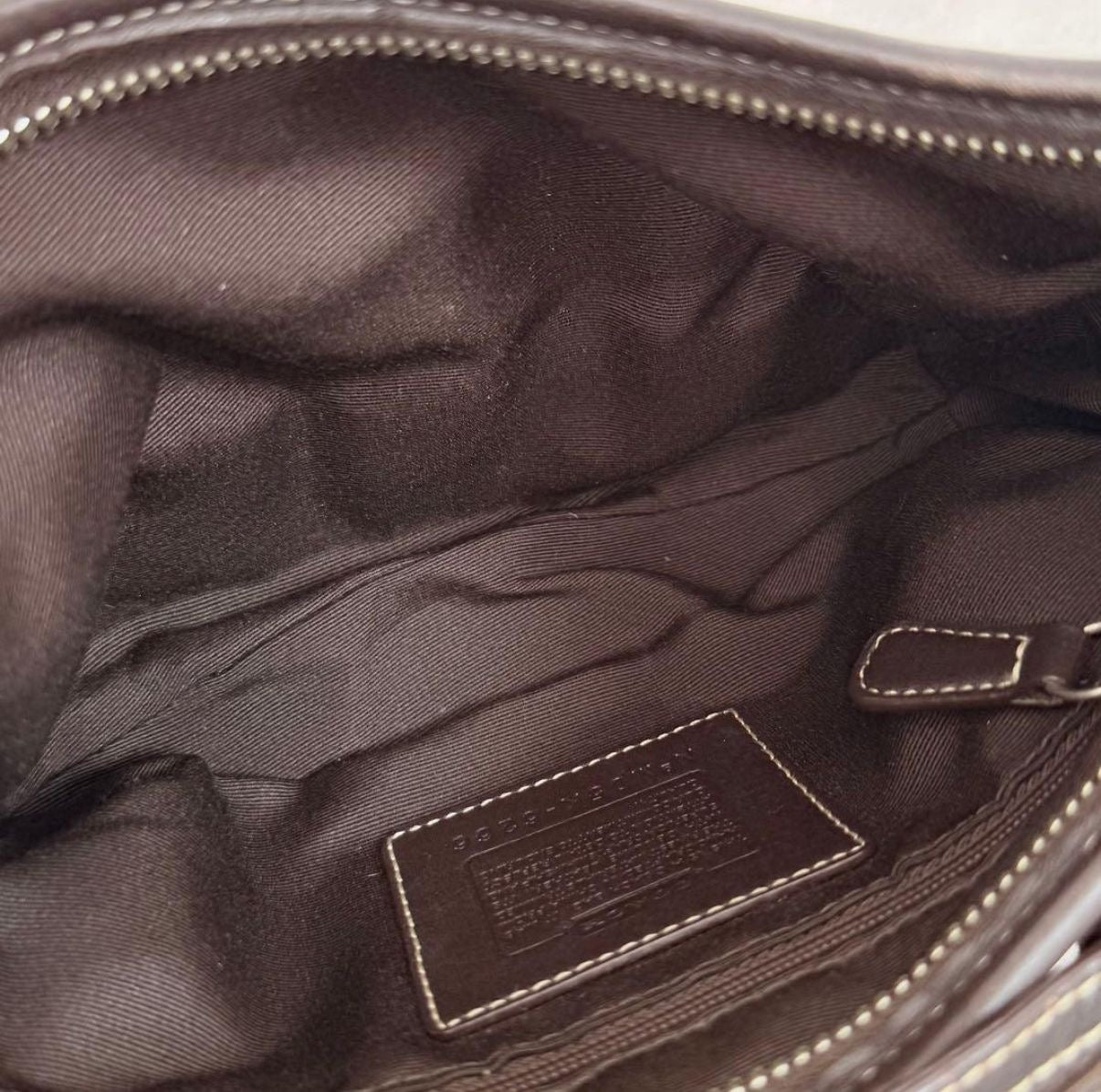 Coach Signature Brown Bag- Rare!