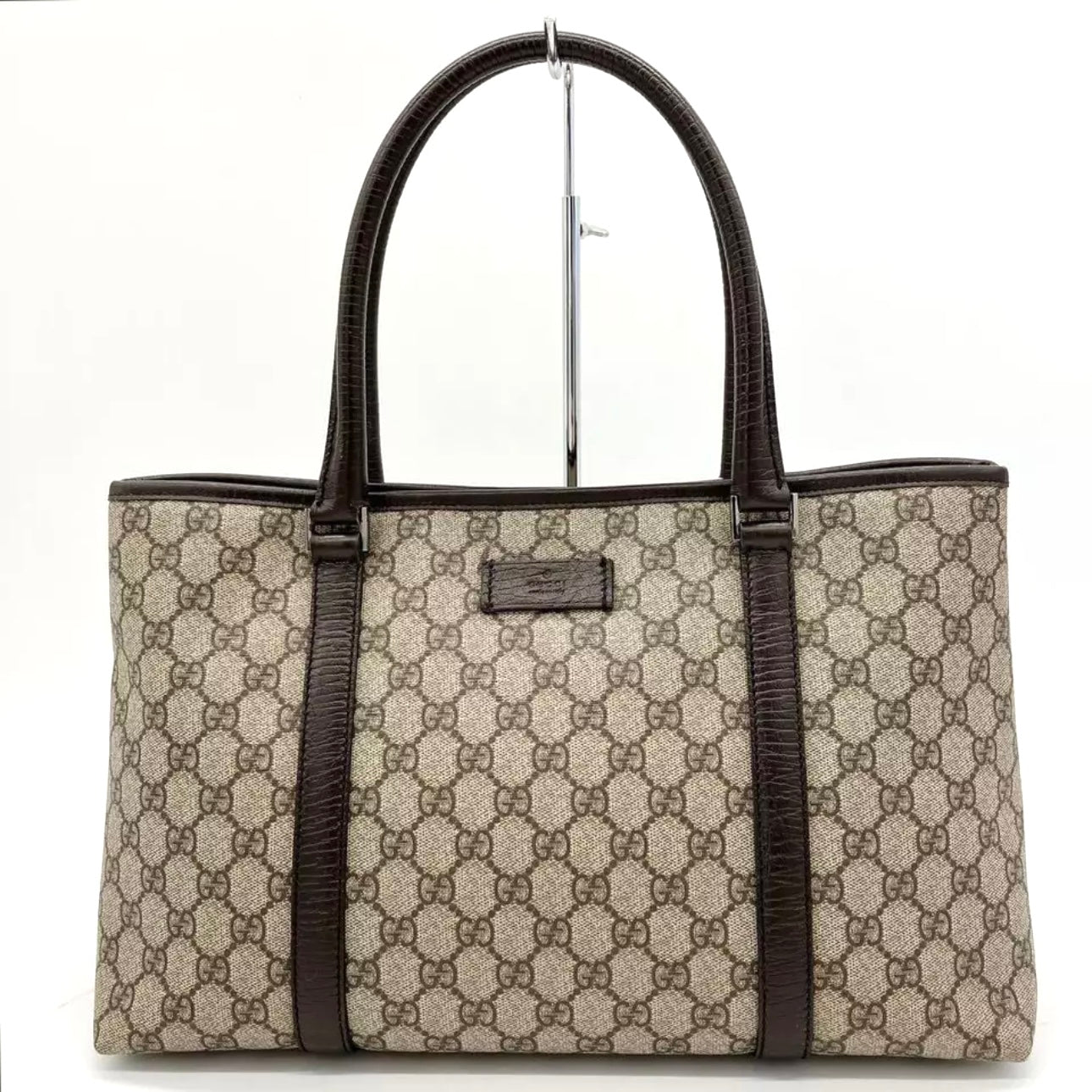 Tote bag GG Supreme PVC Brown