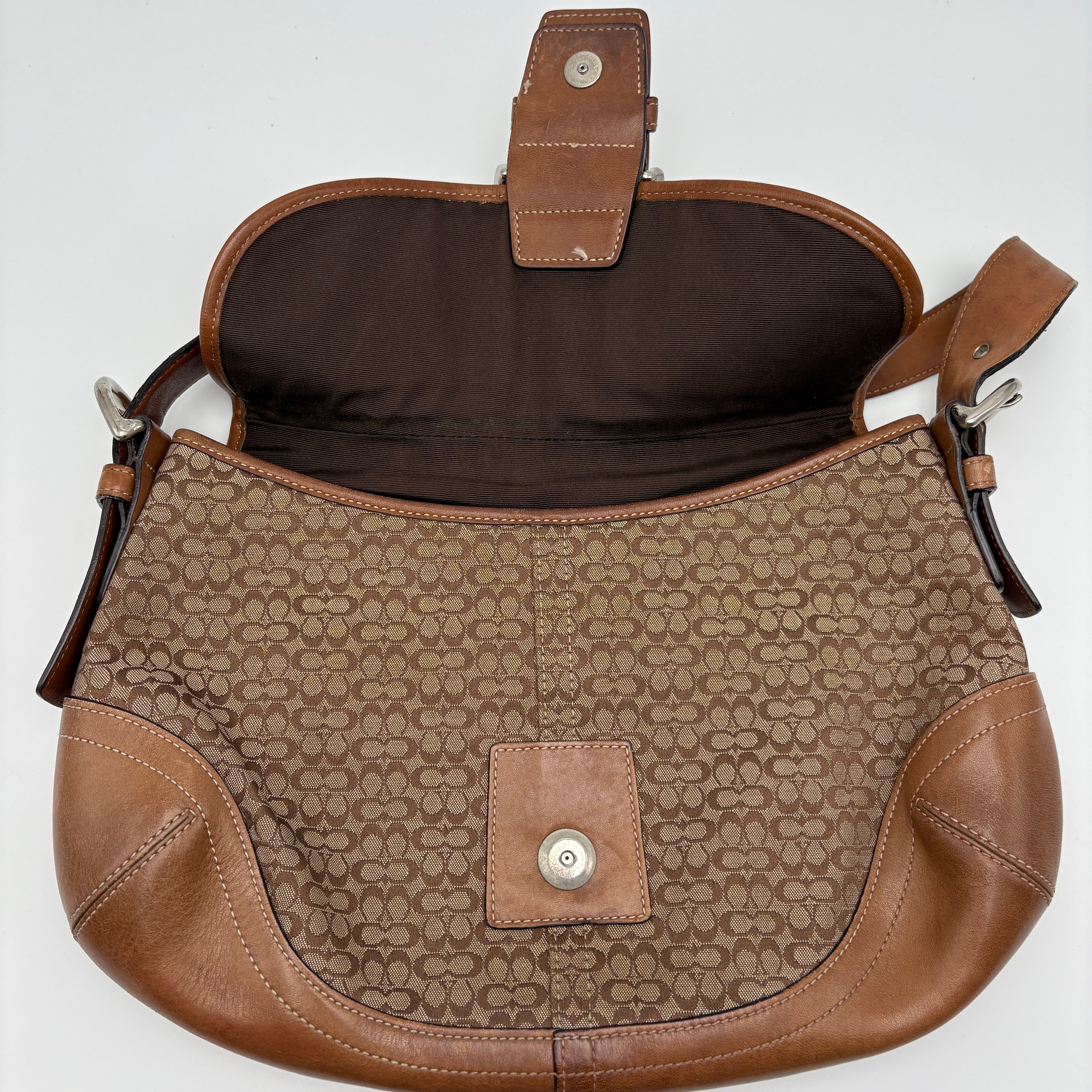 Coach Signature brown bag