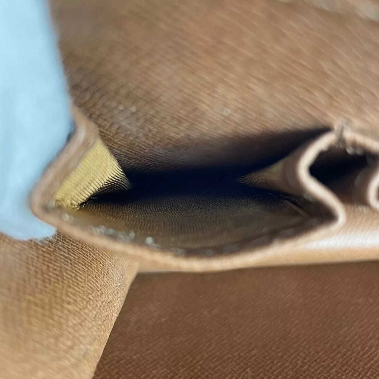 Louis Vuitton Monogram Pochette Dam PM Leather Brown Clutch bag