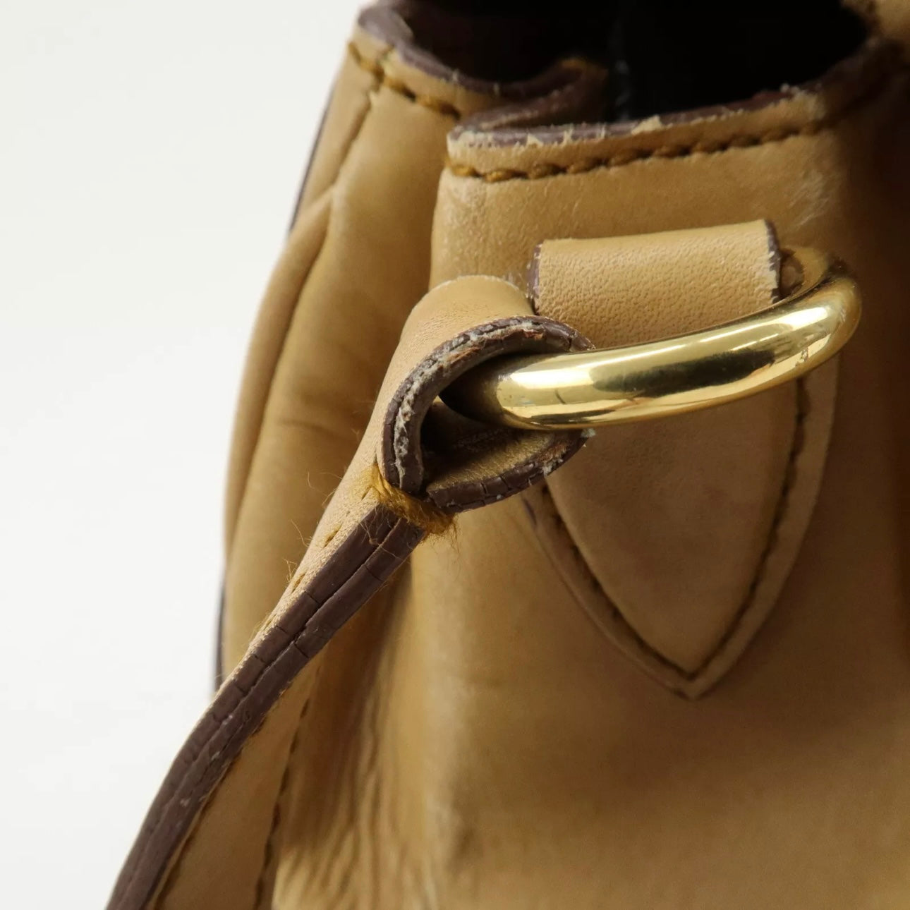 Miu Miu 2Way Shoulder Bag - Beige, Leather