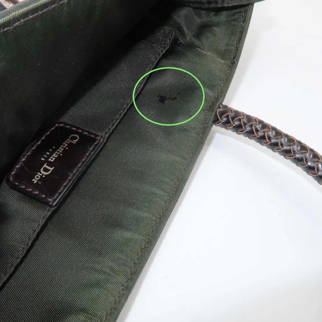 Christian Dior Hand Bag - Beige, Brown, Unborn Calf