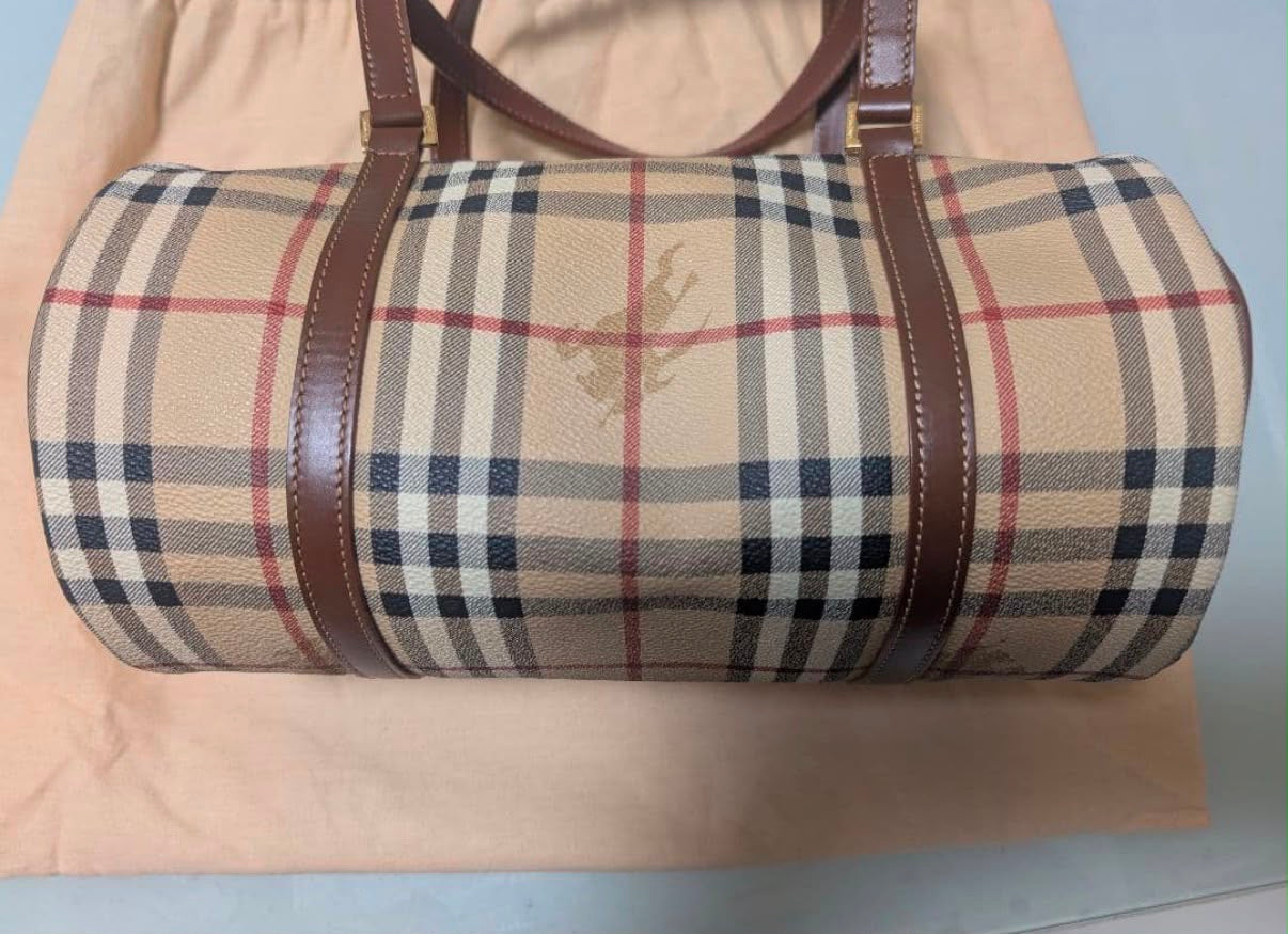 BURBERRY Nova Check Hand Bag- קשה להשגה!