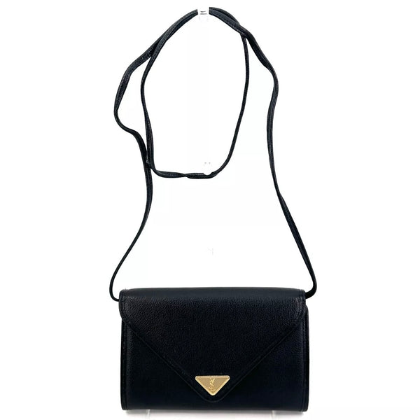 Yves Saint Laurent Shoulder Bag Leather Vintage