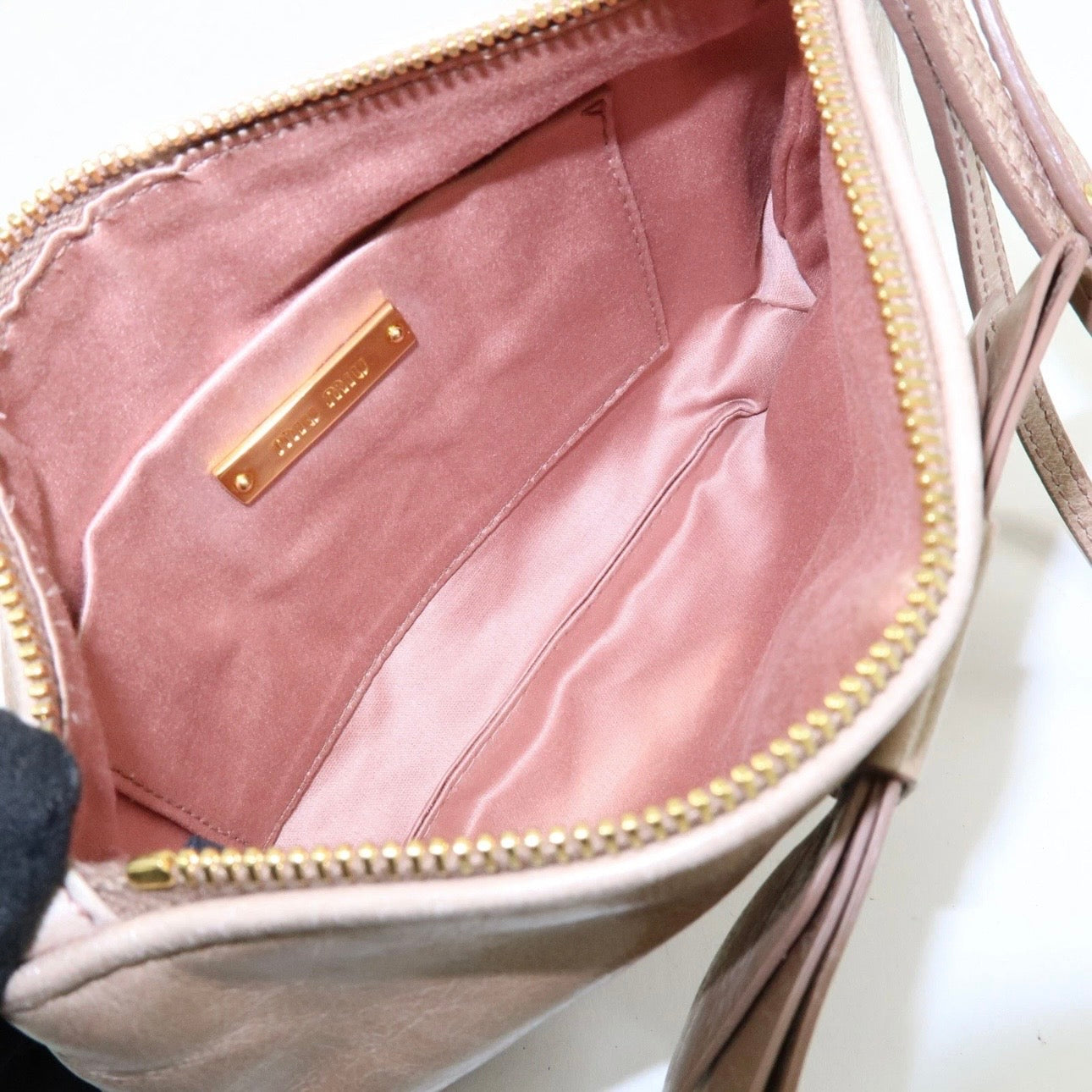 Miu Miu leather Clutch