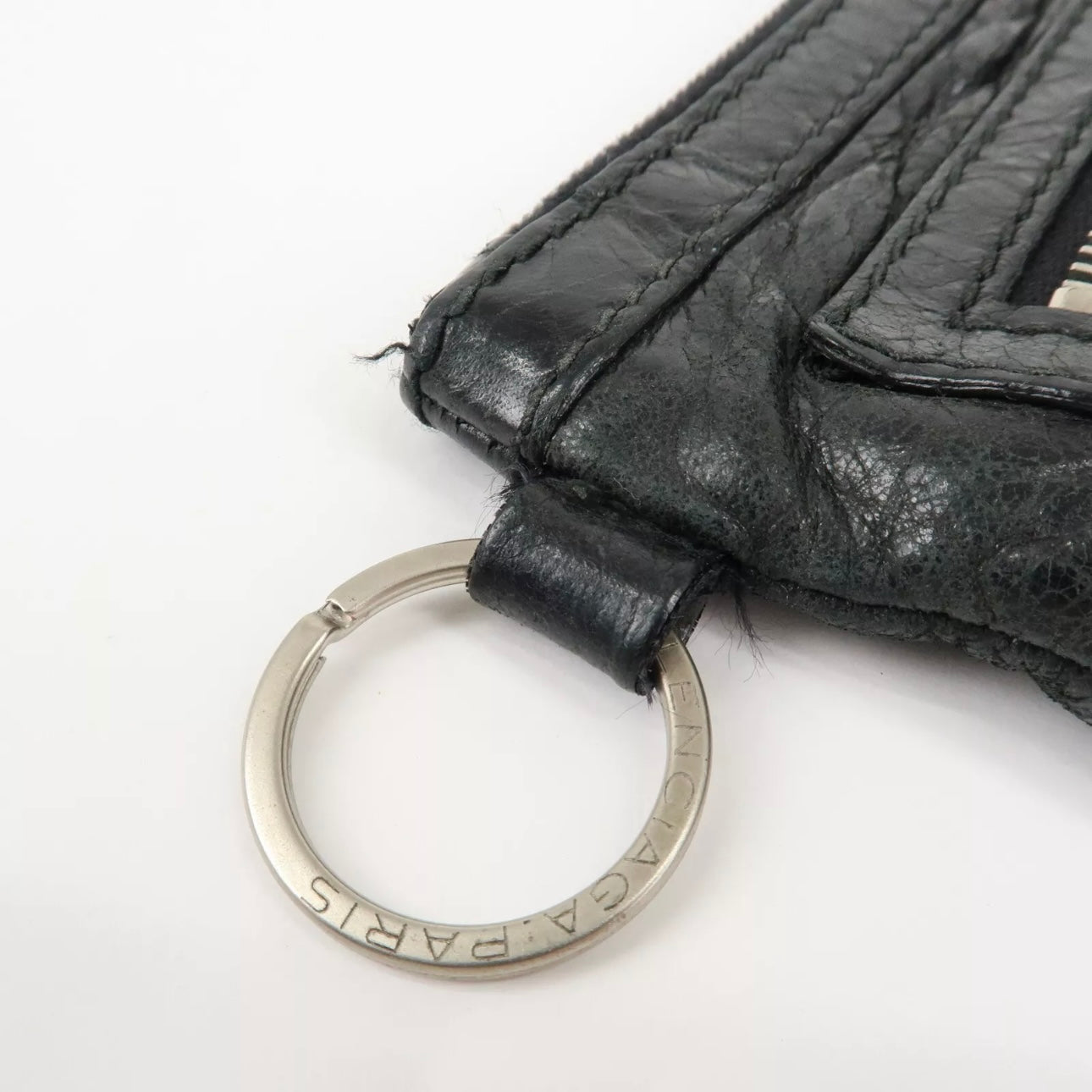 Baleciaga Leather Classic Clip M Clutch Bag