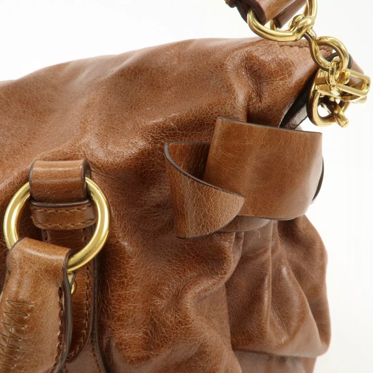 MIU MIU Leather 2Way Shoulder & Hand Bag