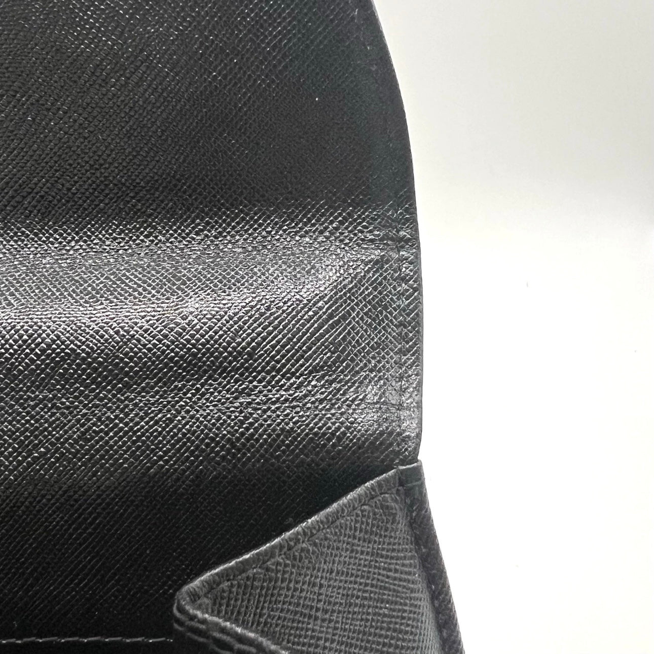 Yves Saint Laurent Hand bag Leather Vintage Black Authentic