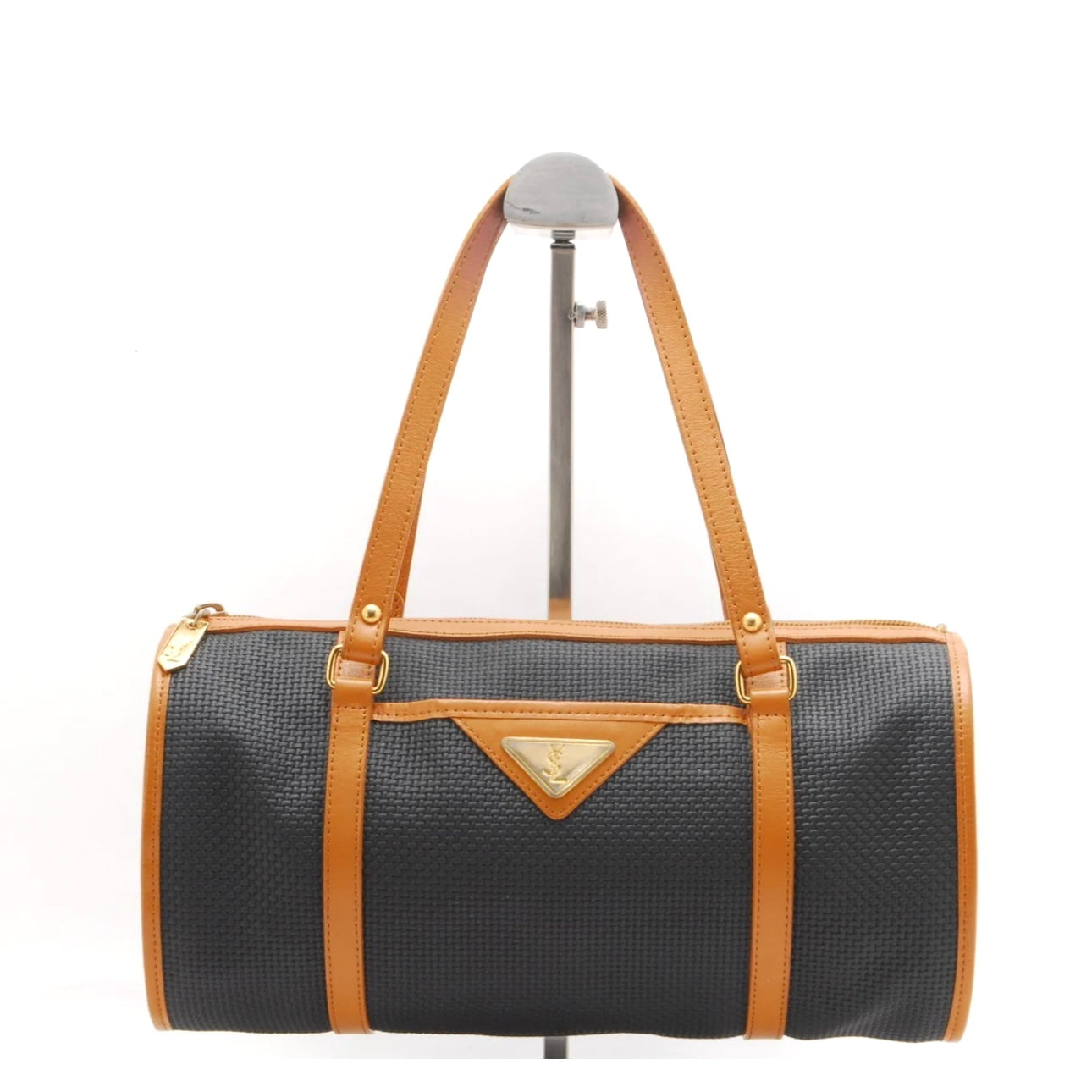 Saint Laurent Yves Vintage Hand Shoulder Bag - Black, PVC Leather