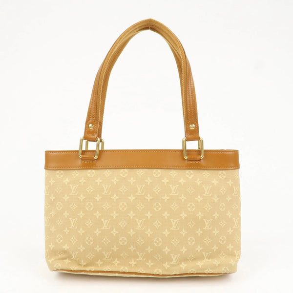 Louis Vuitton Monogram Mini Lucille PM Hand Bag Beige
