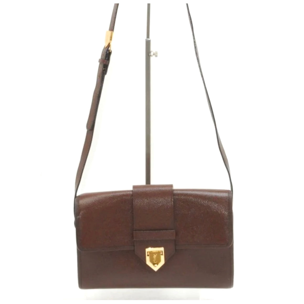 Saint Laurent Vintage Shoulder Cross Body Bag - Brown, Leather