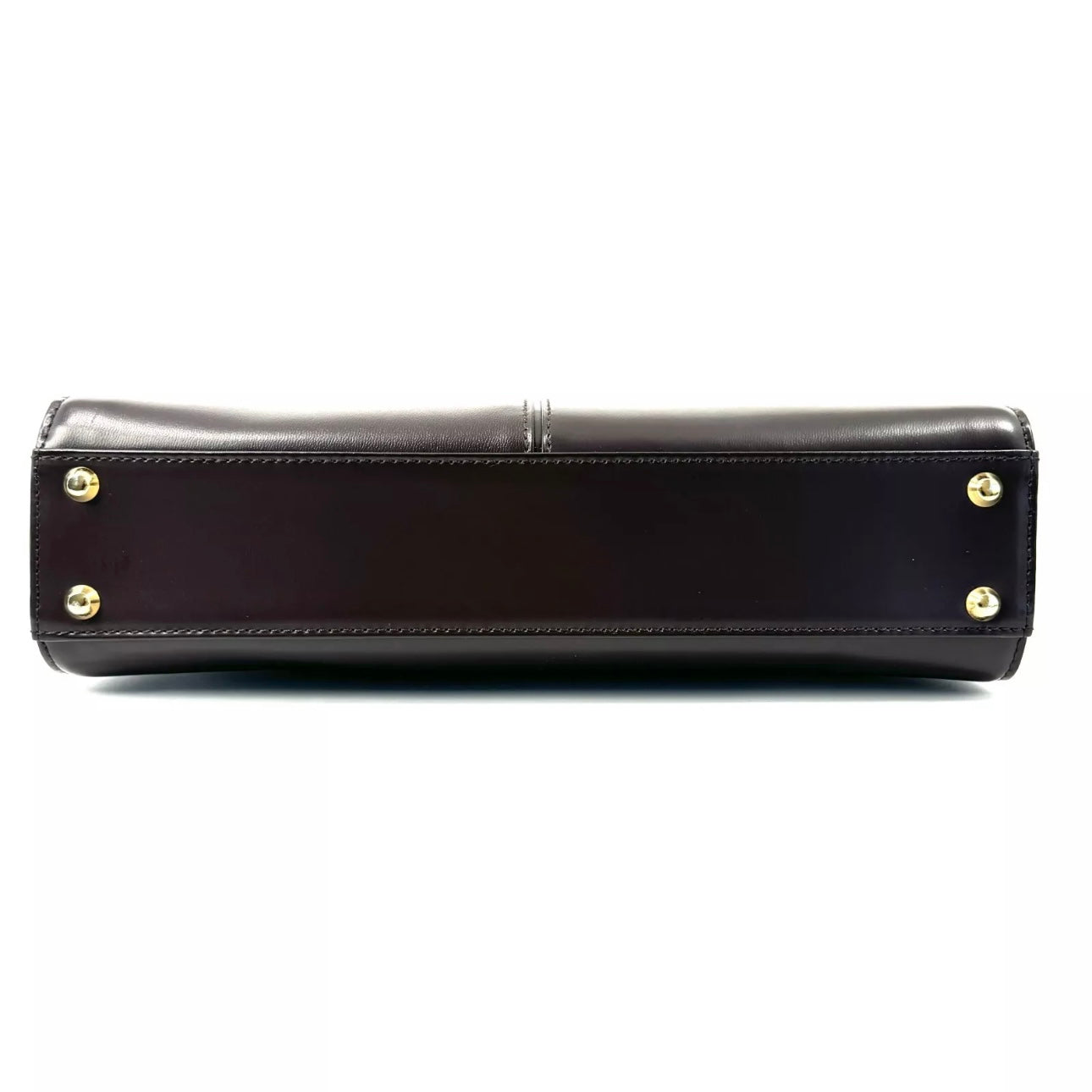 YSL Saint Laurent Shoulder& Hand Tote Bag- Leather Brown Vintage