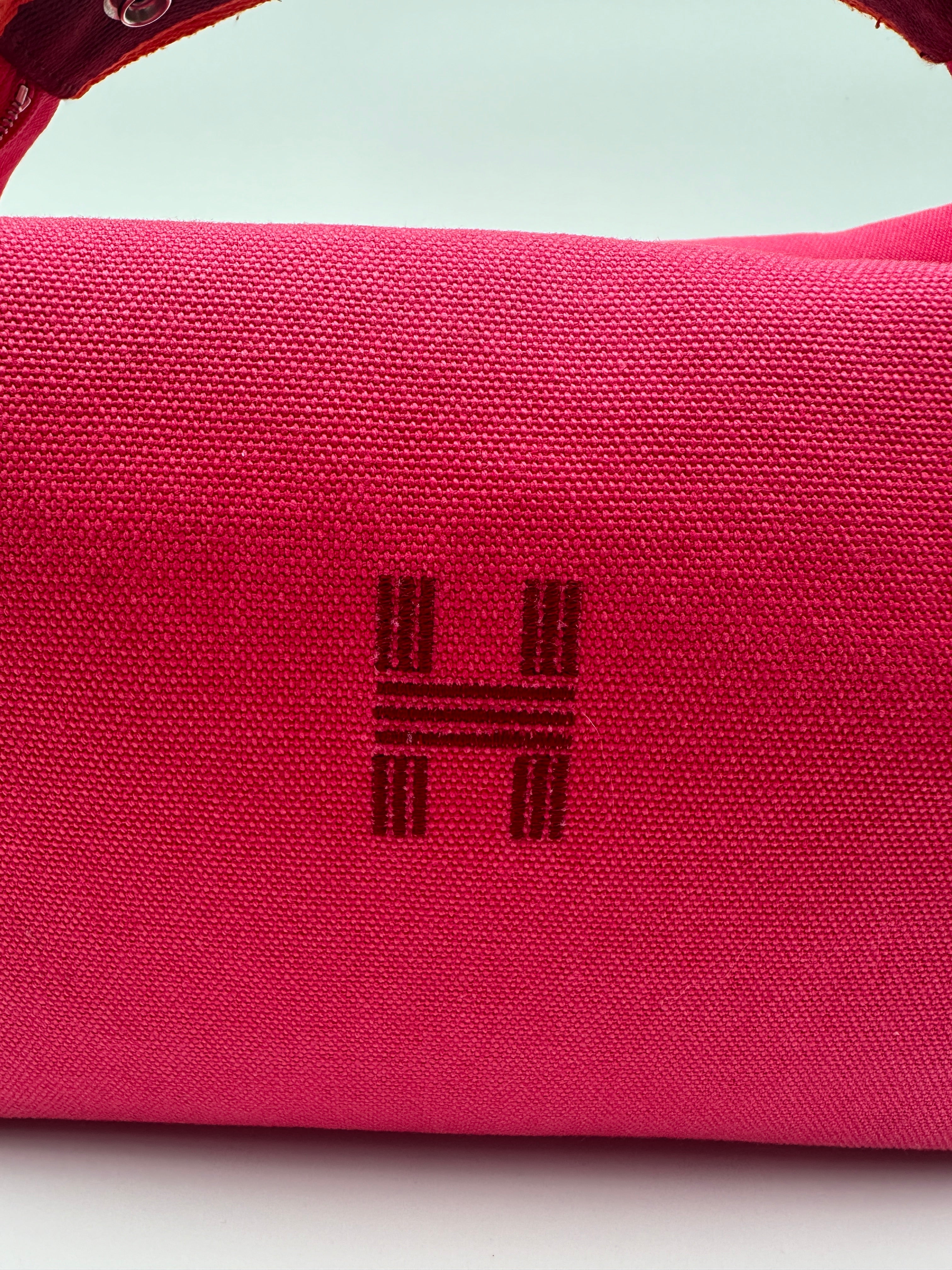 Bride a Brac Case Handbag Canvas Pink Magenta