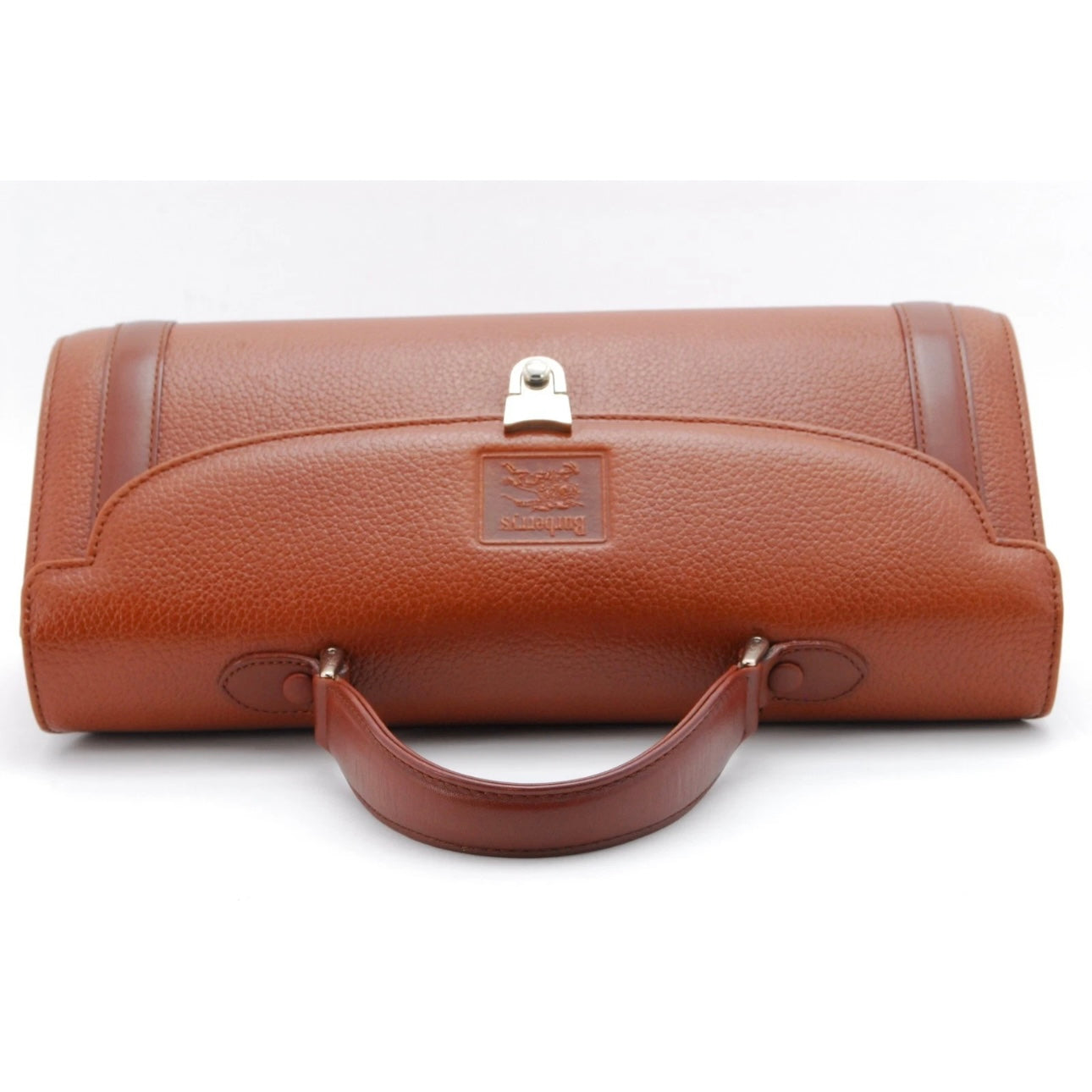 Burberrys Vintage Hand Tote Bag Leather