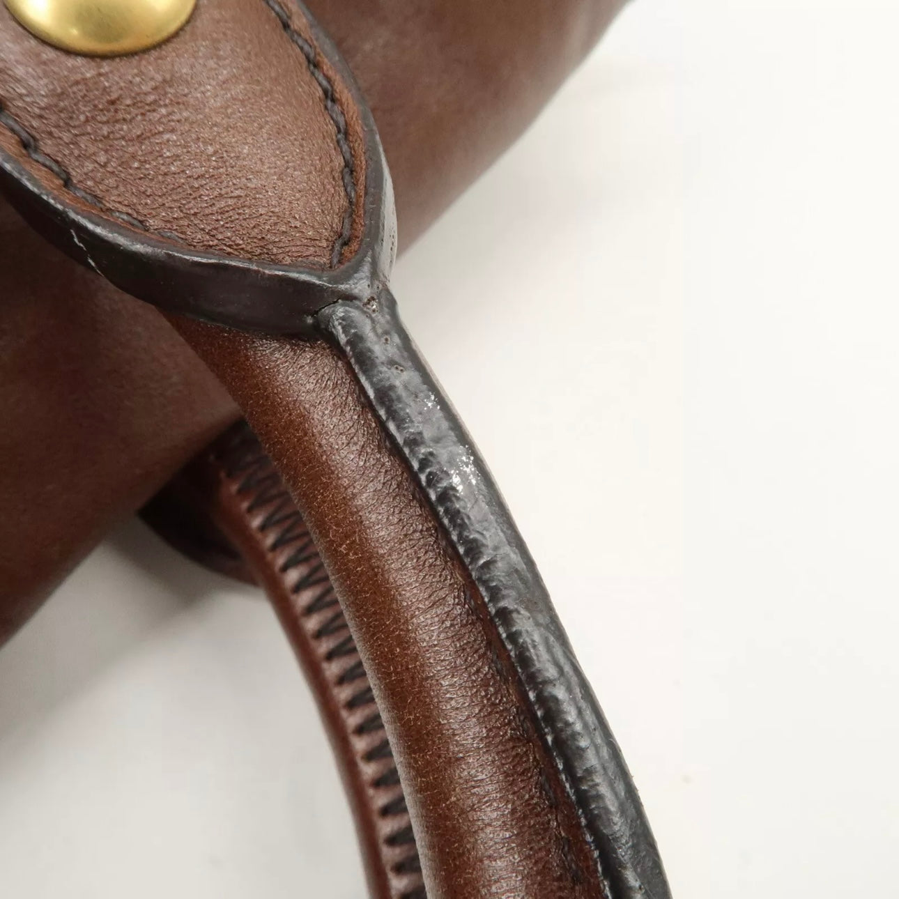 MIU MIU Leather Shoulder Bag Brown