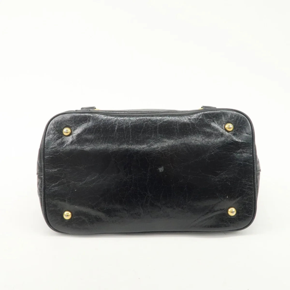 MIUMIU Leather Hand, crossbody Bag Black