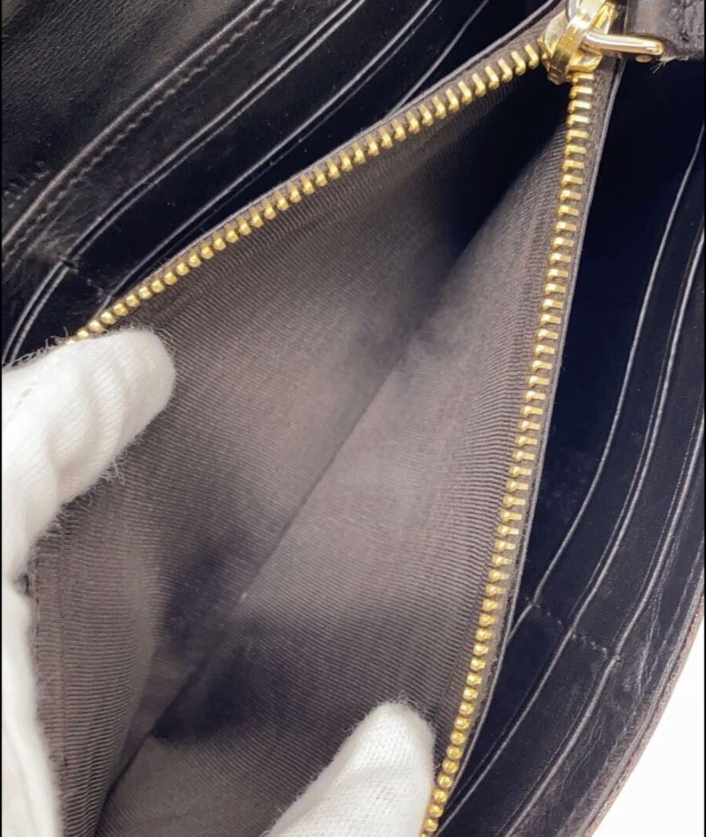 Miu Miu Croco brown wallet