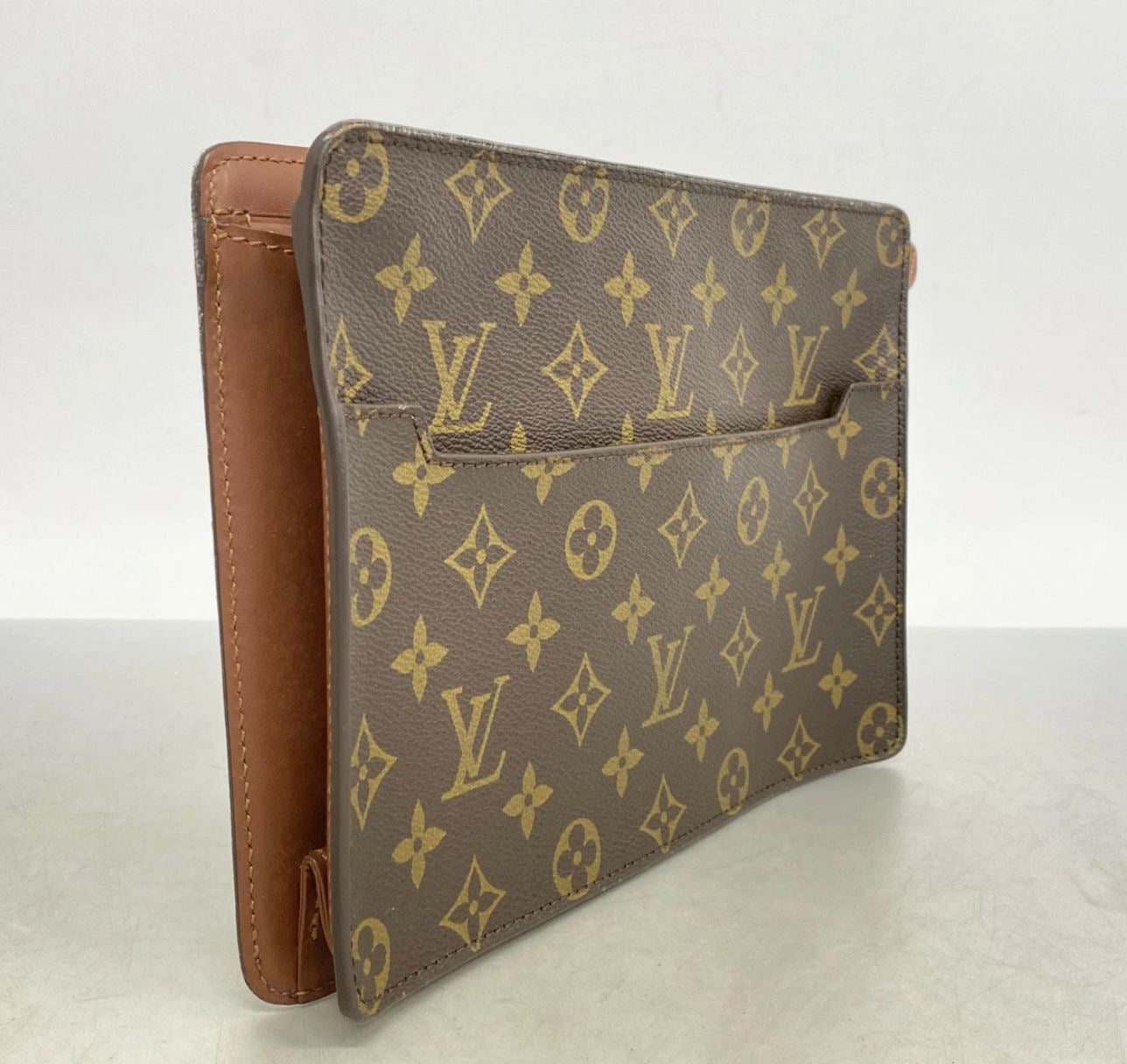 Louis Vuitton Monogram Pochette Homme Clutch Bag - Monogram, Canvas, Leather