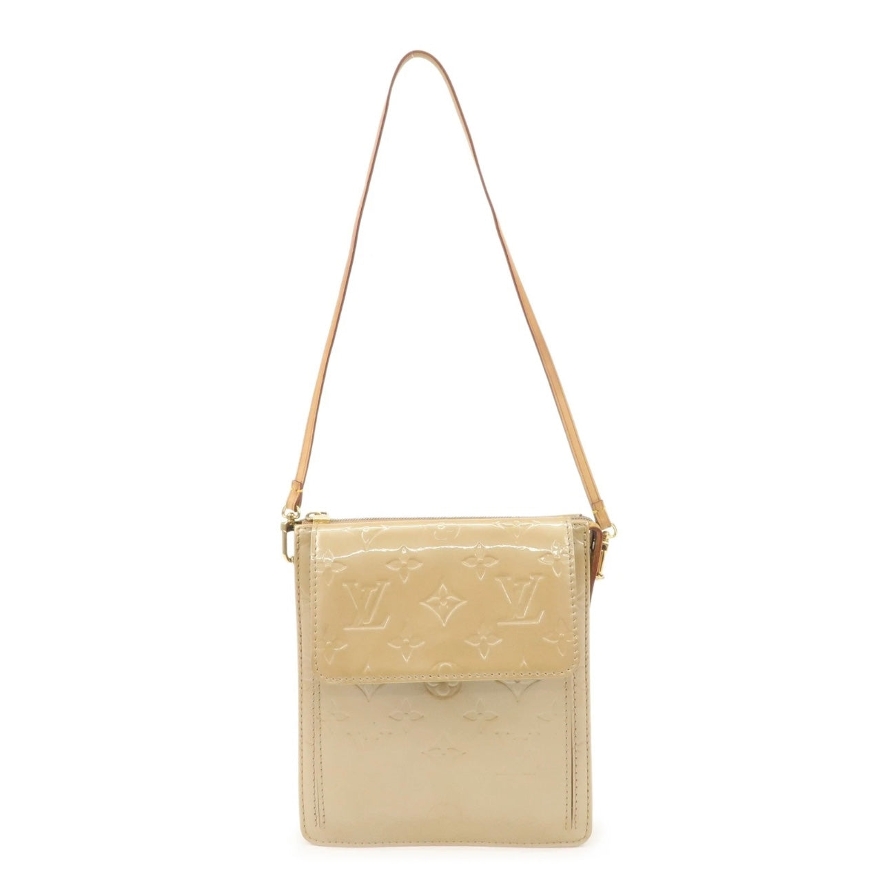 Louis Vuitton Monogram Vernis Motte Shoulder Bag Noisette